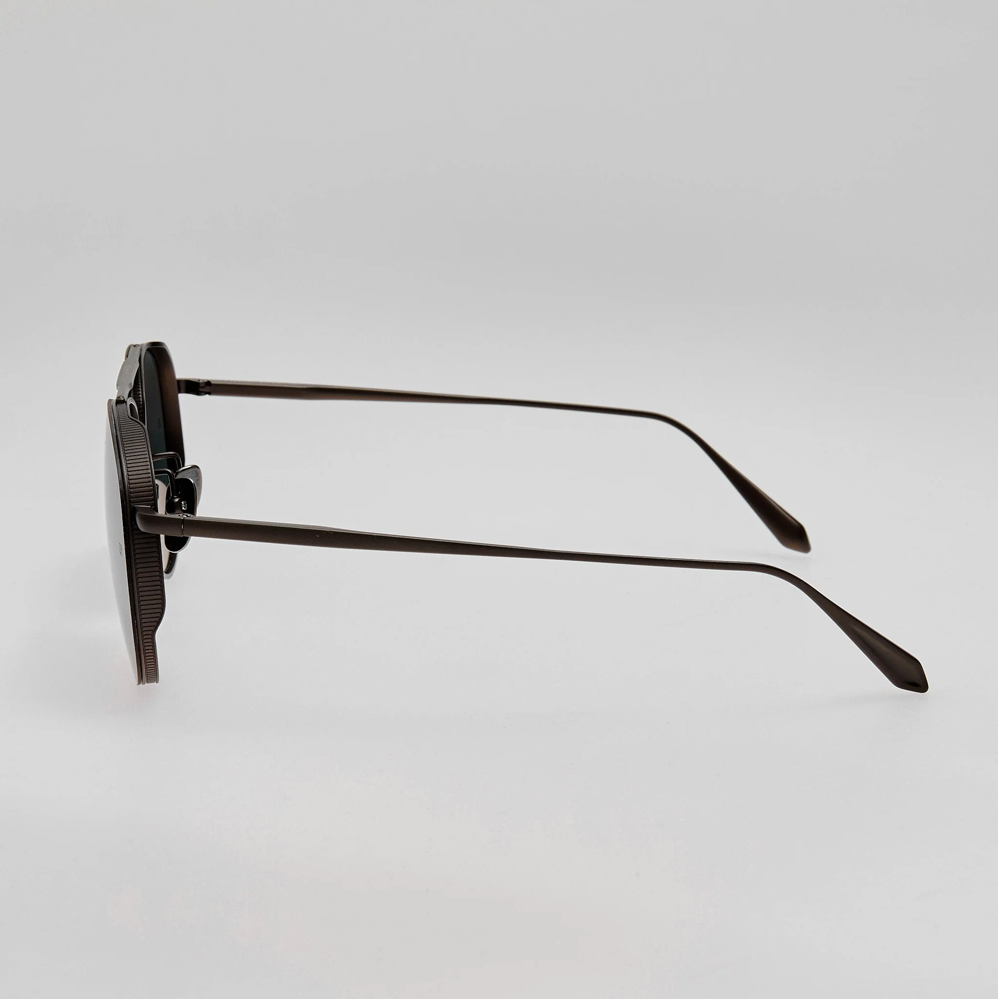 Meret Sunglasses in Matt Black Nickel - Image 5