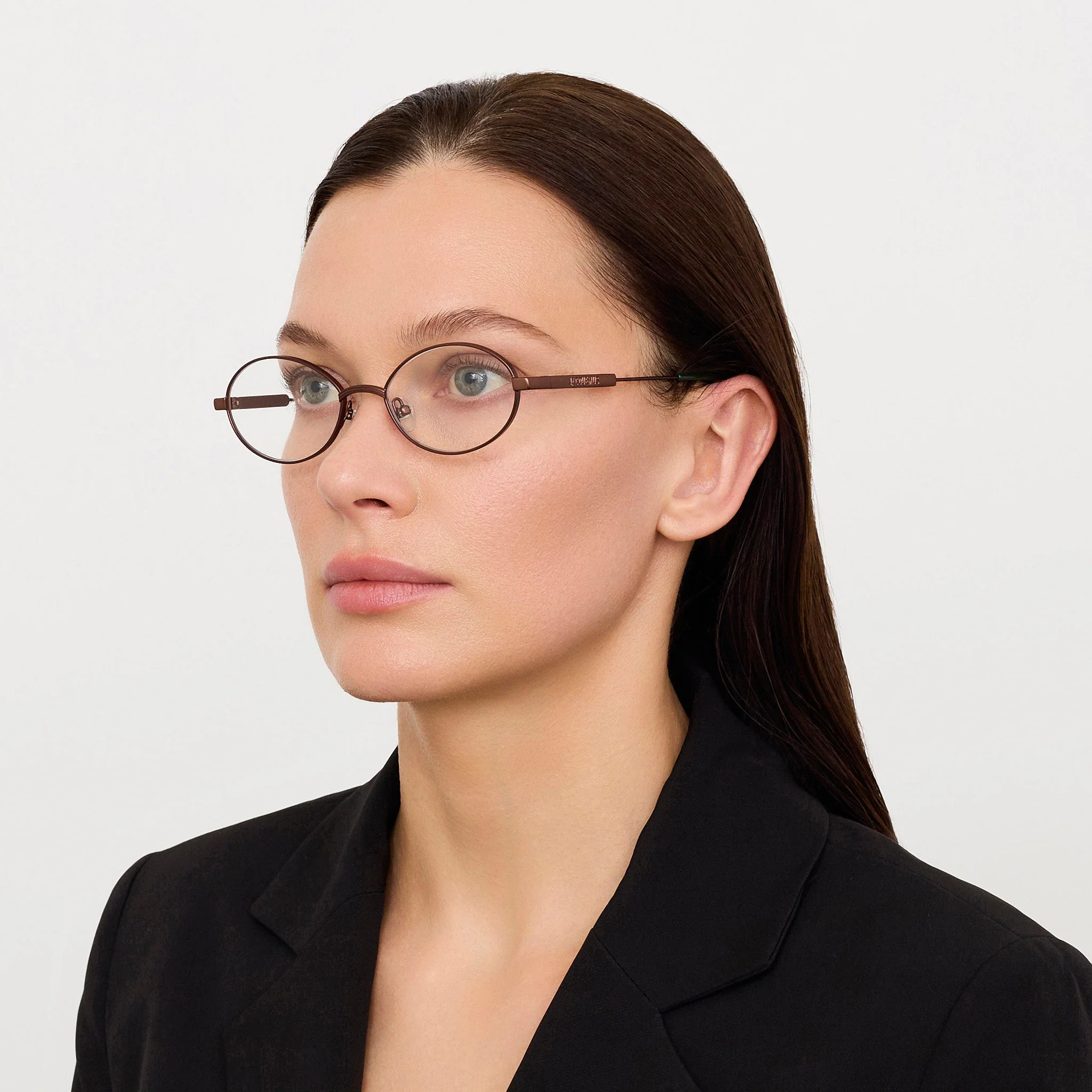 Meunier Optical in Metallic Brown - Image 3