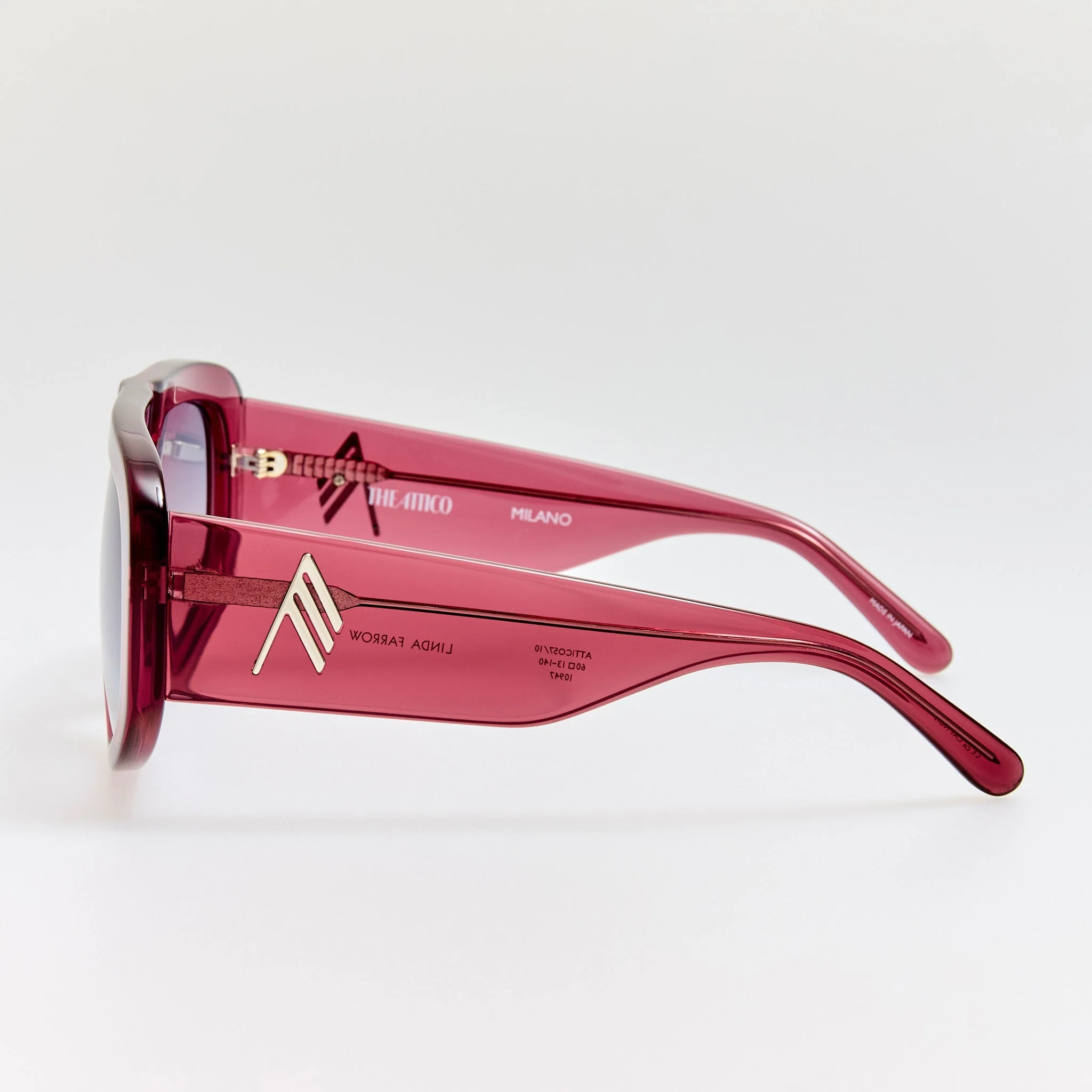 Milano Sunglasses in Pink - Image 4