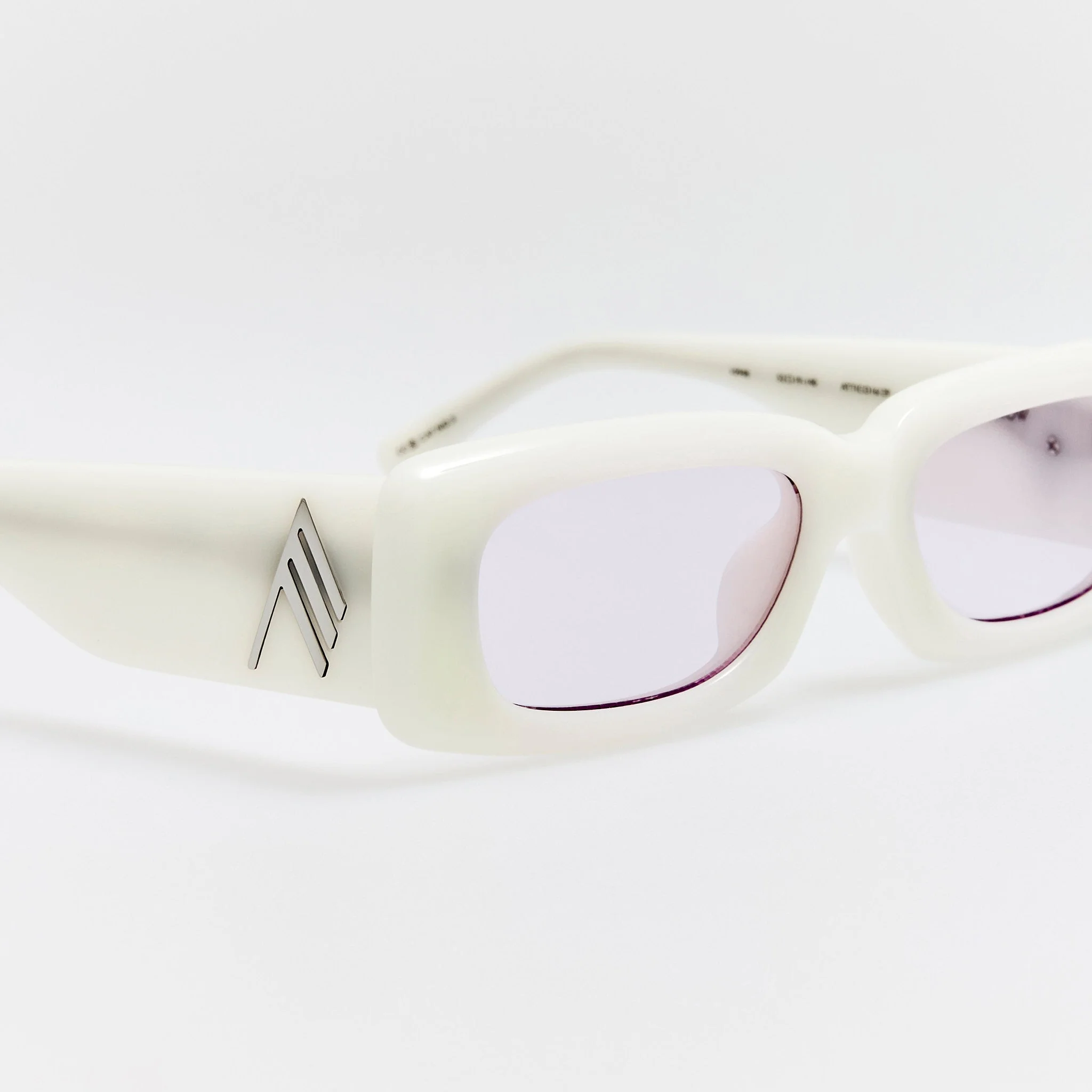Mini Marfa Sunglasses in White - Image 4