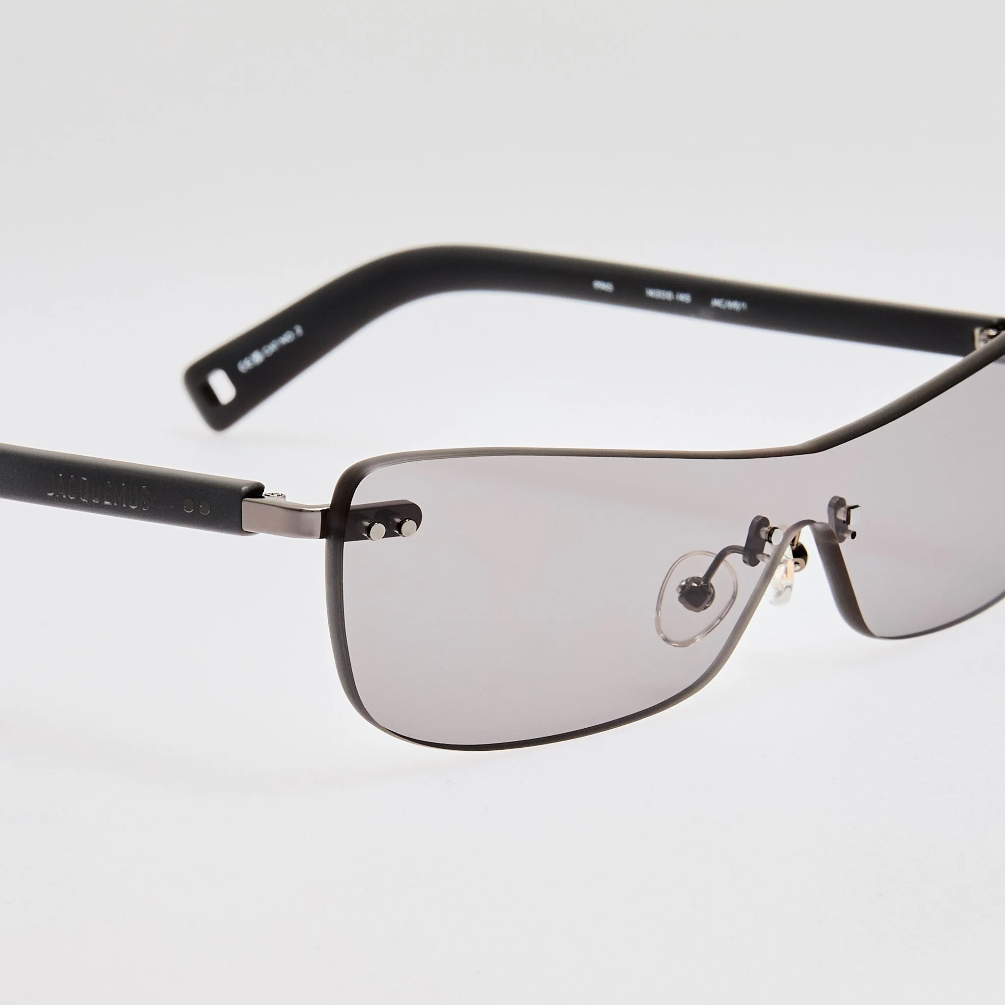 Mirada Cat Eye Sunglasses in Matt Grey - Image 4