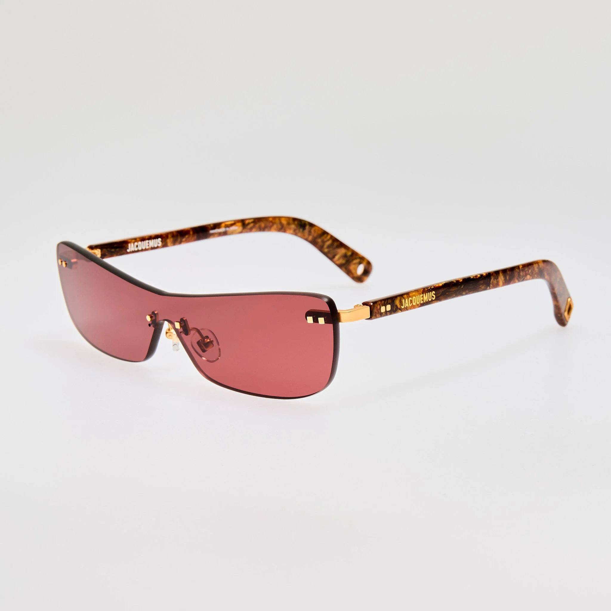 Mirada Cat Eye Sunglasses in Wood Effect - Image 2
