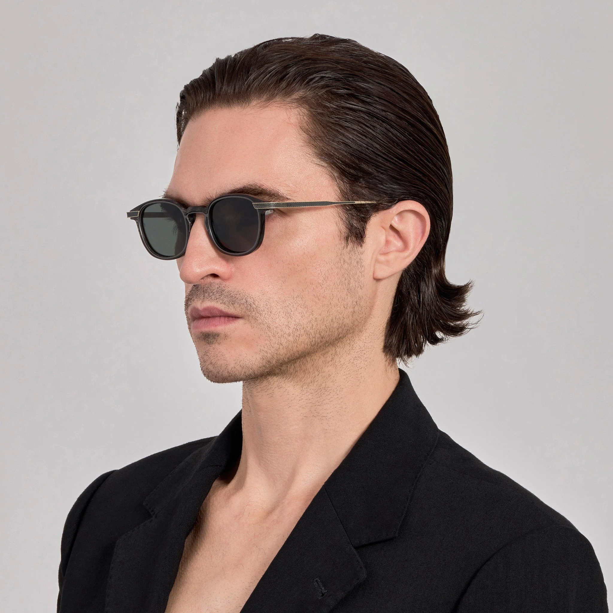 Moore Sunglasses in Buffalo Horn and 925 Sterling Silver - Image 4