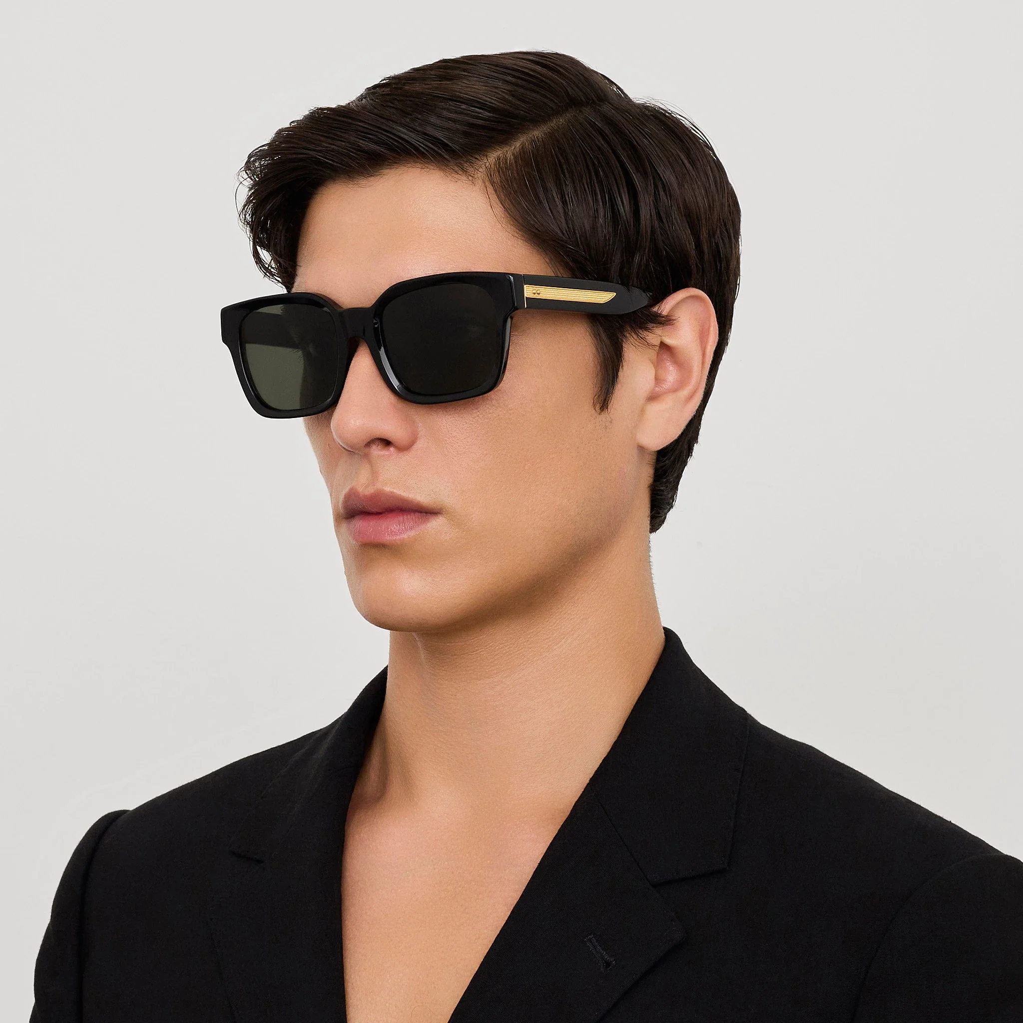 Nathan Sunglasses in Black - Image 3