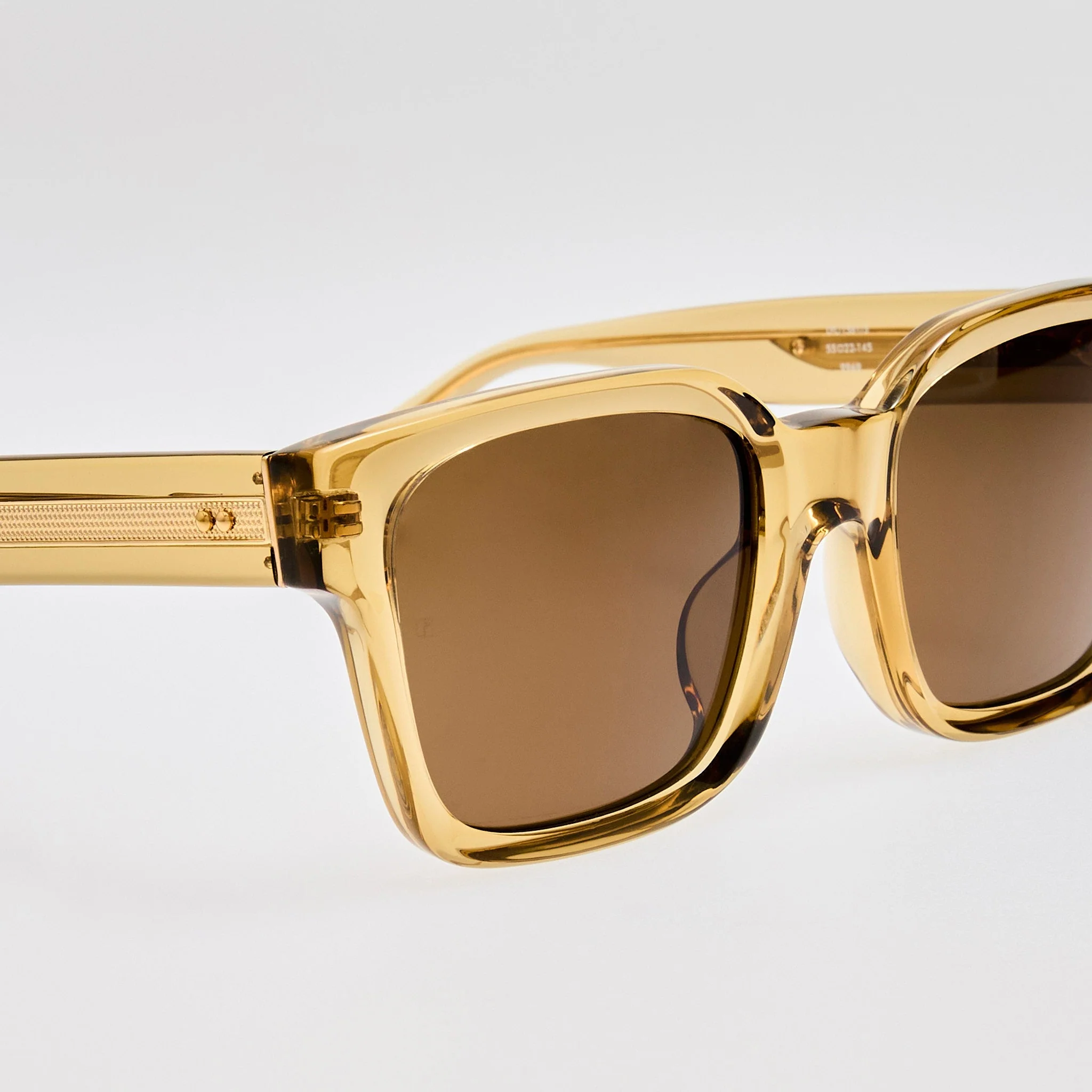 Nathan Sunglasses in 22K Gold and Khaki - Image 5