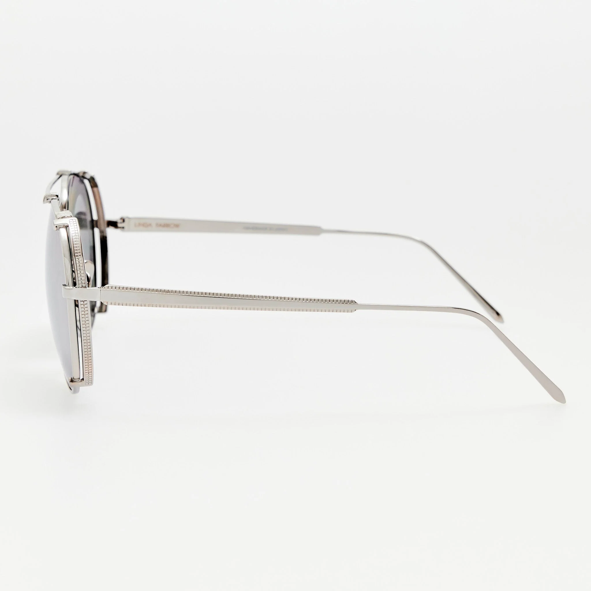 Newman Sunglasses in 22K White Gold and Platinum - Image 4