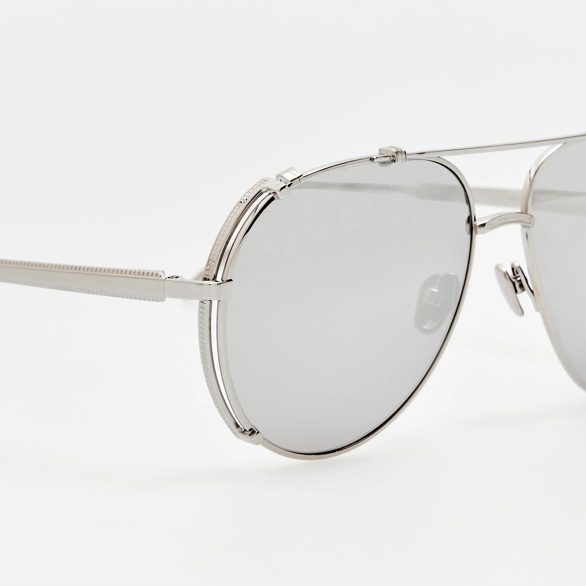 Newman Sunglasses in 22K White Gold and Platinum - Image 5