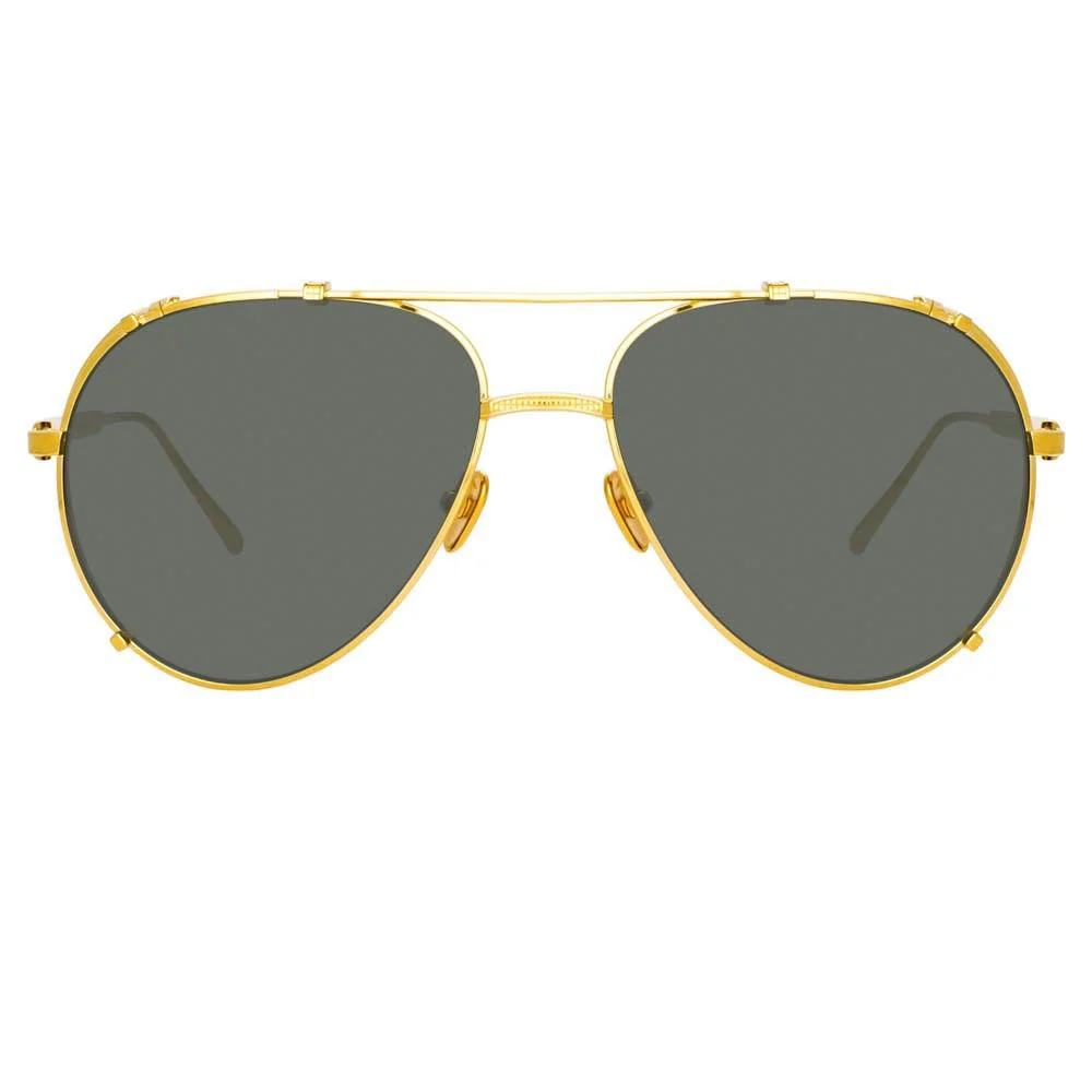 Newman Sunglasses in 22K Yellow Gold