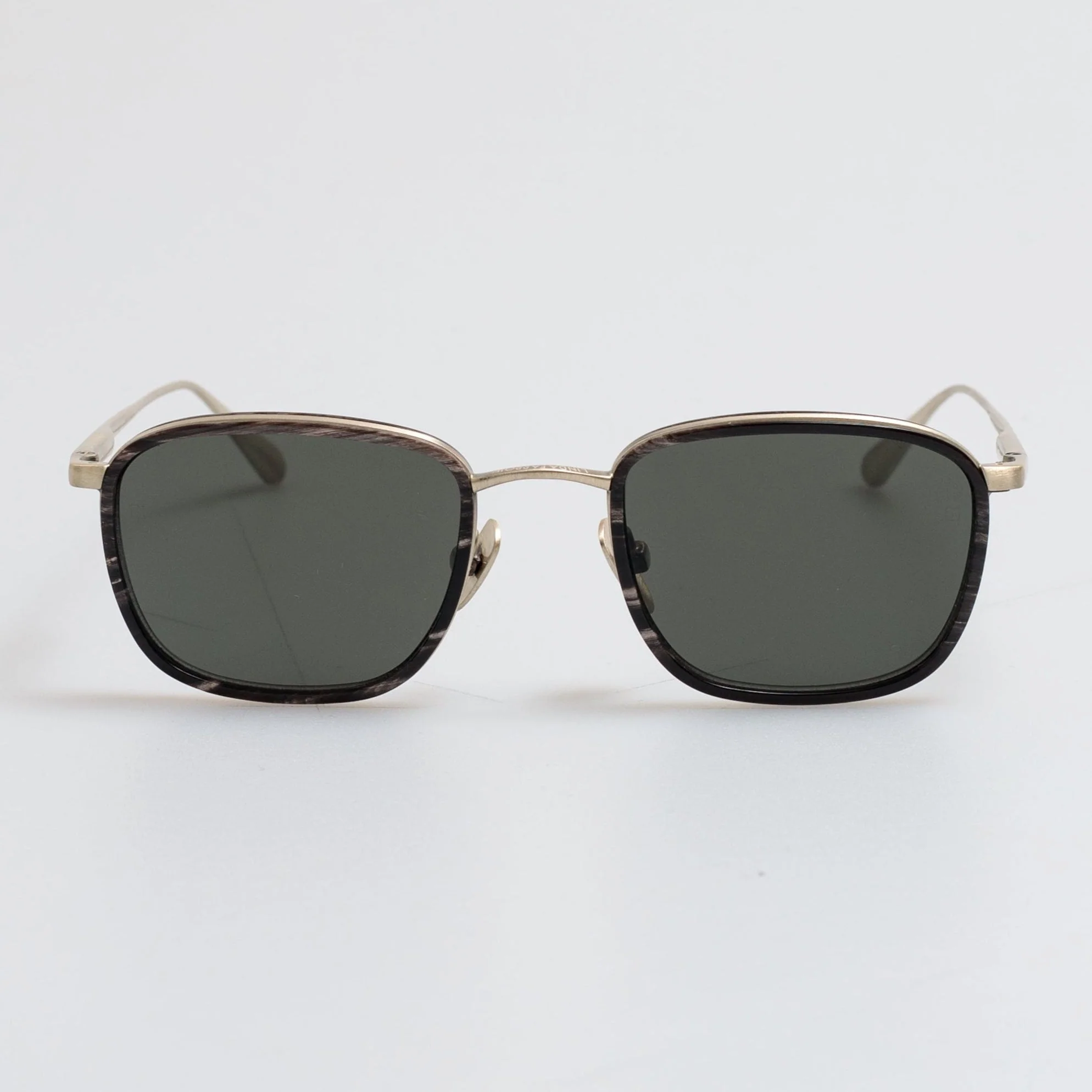 Newton Sunglasses in Buffalo Horn and 925 Sterling Silver