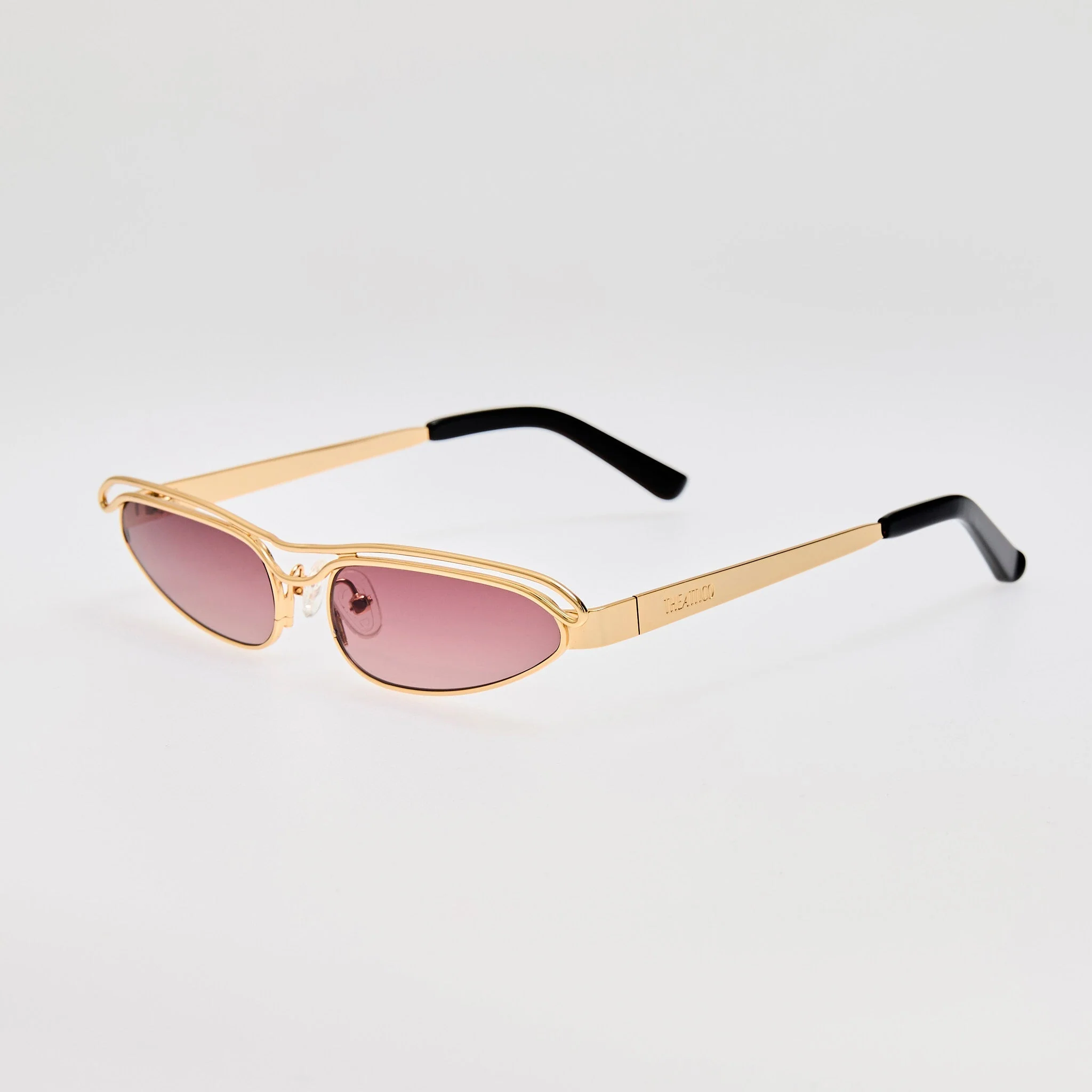 Norma Sunglasses in Gold and Purple - Image 2