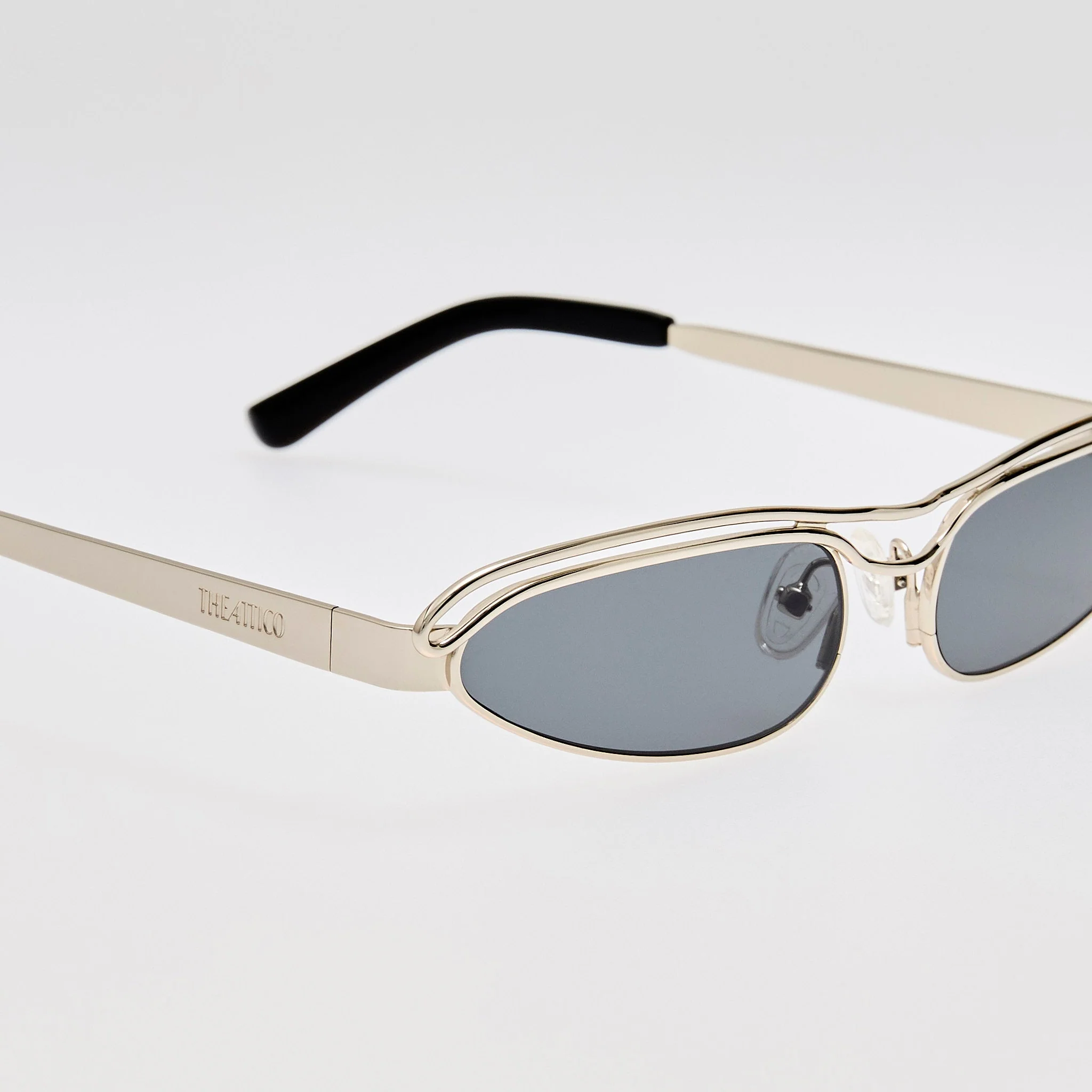 Norma Sunglasses in Silver - Image 3
