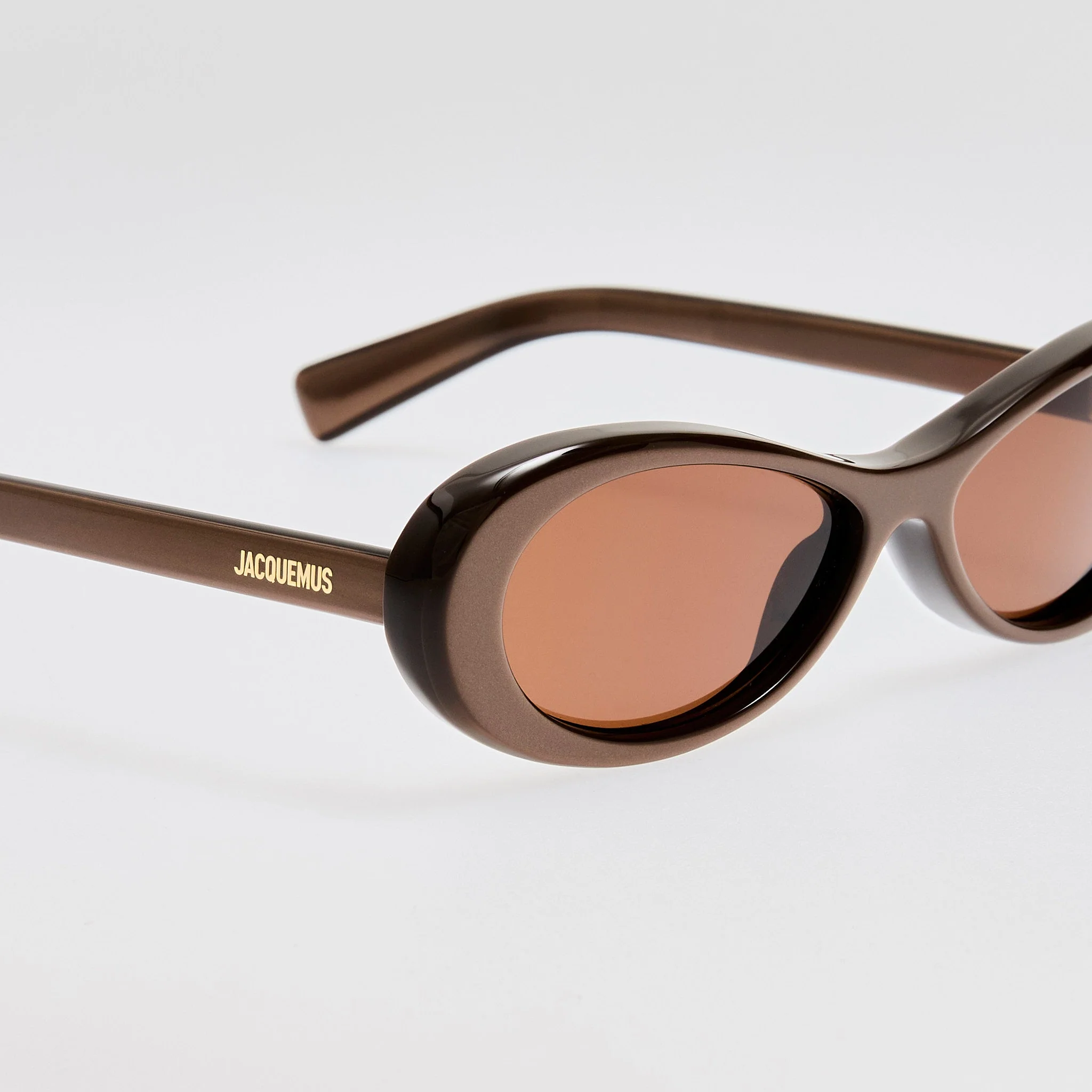 Nuvola Sunglasses in Metallic Brown - Image 4