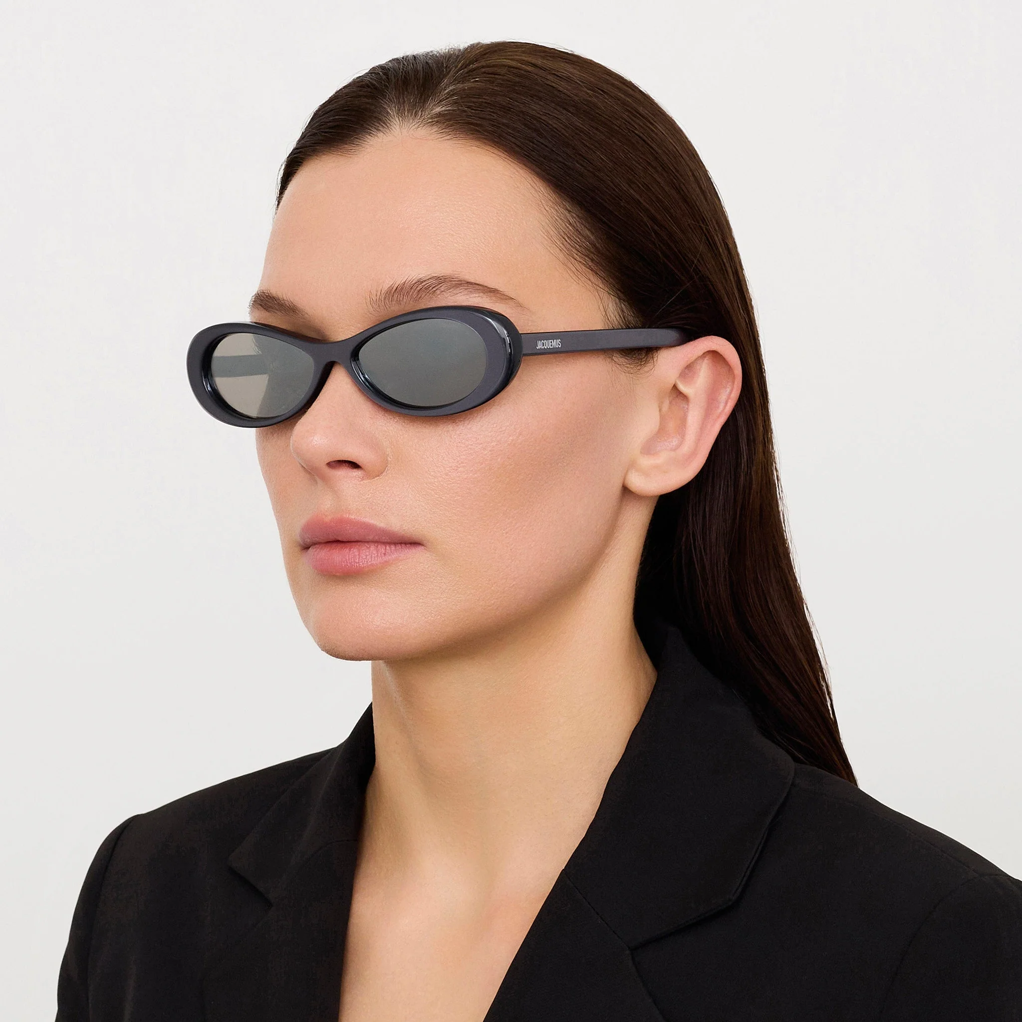 Nuvola Sunglasses in Metallic Gunmetal - Image 3