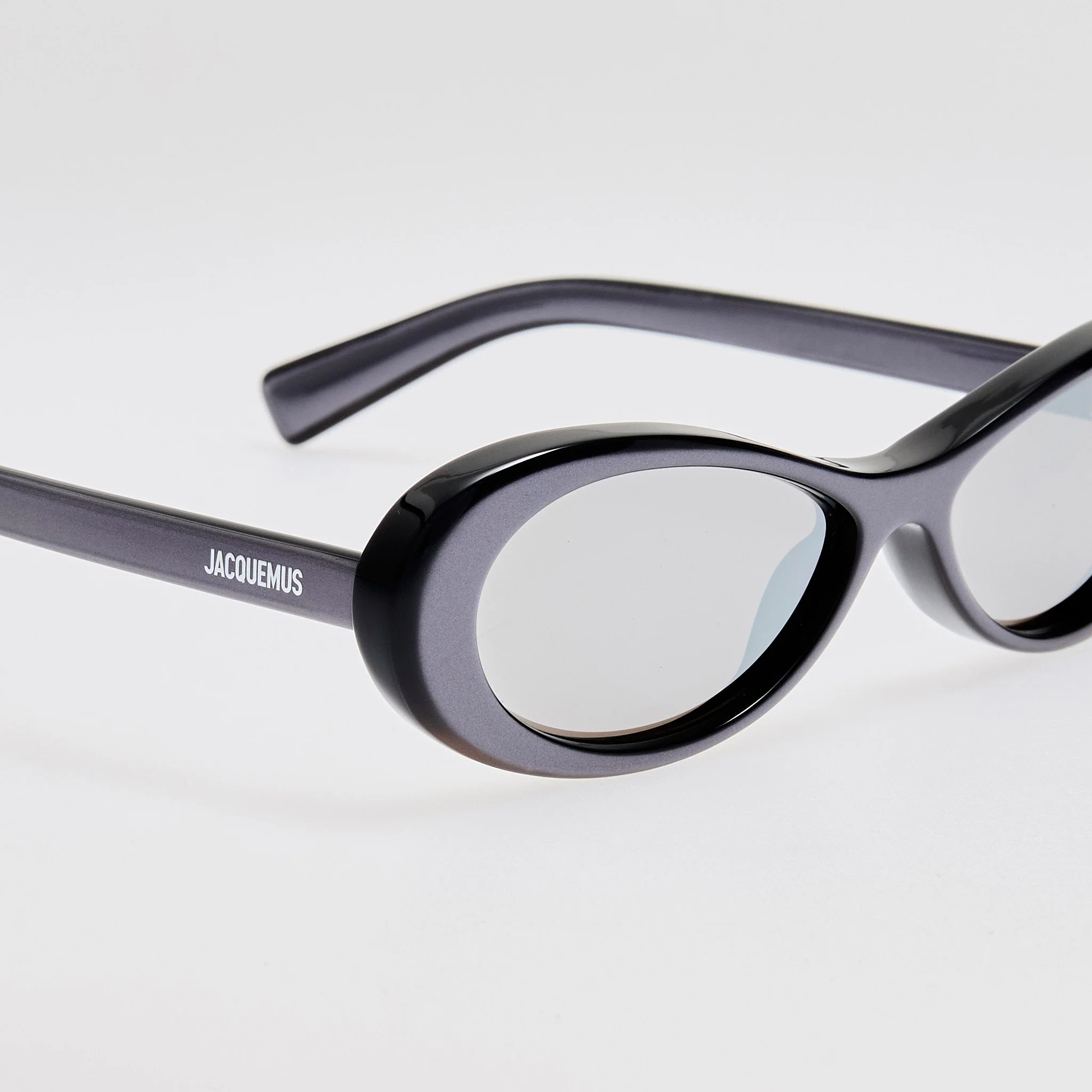 Nuvola Sunglasses in Metallic Gunmetal - Image 4