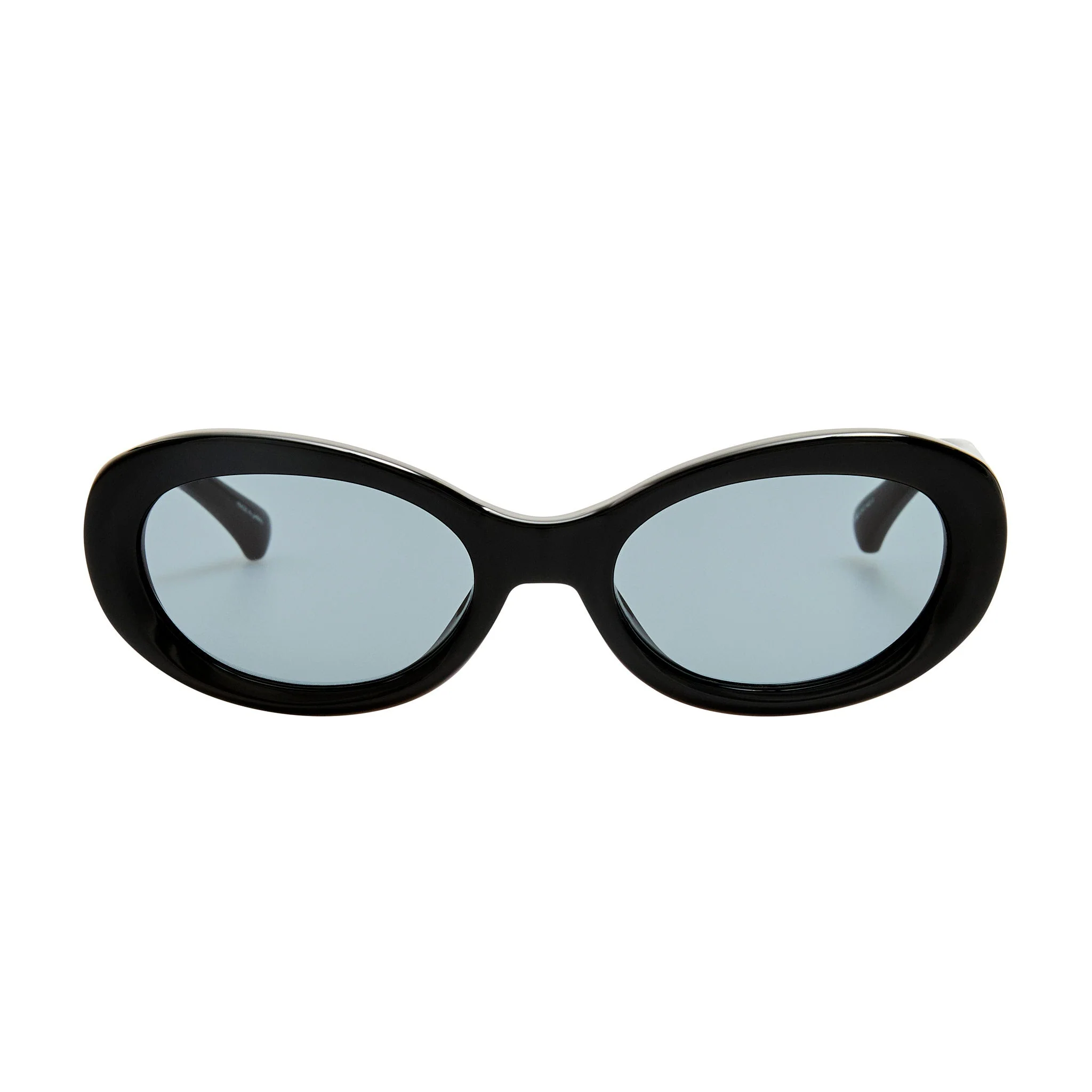 Oval Sunglasses in Black
