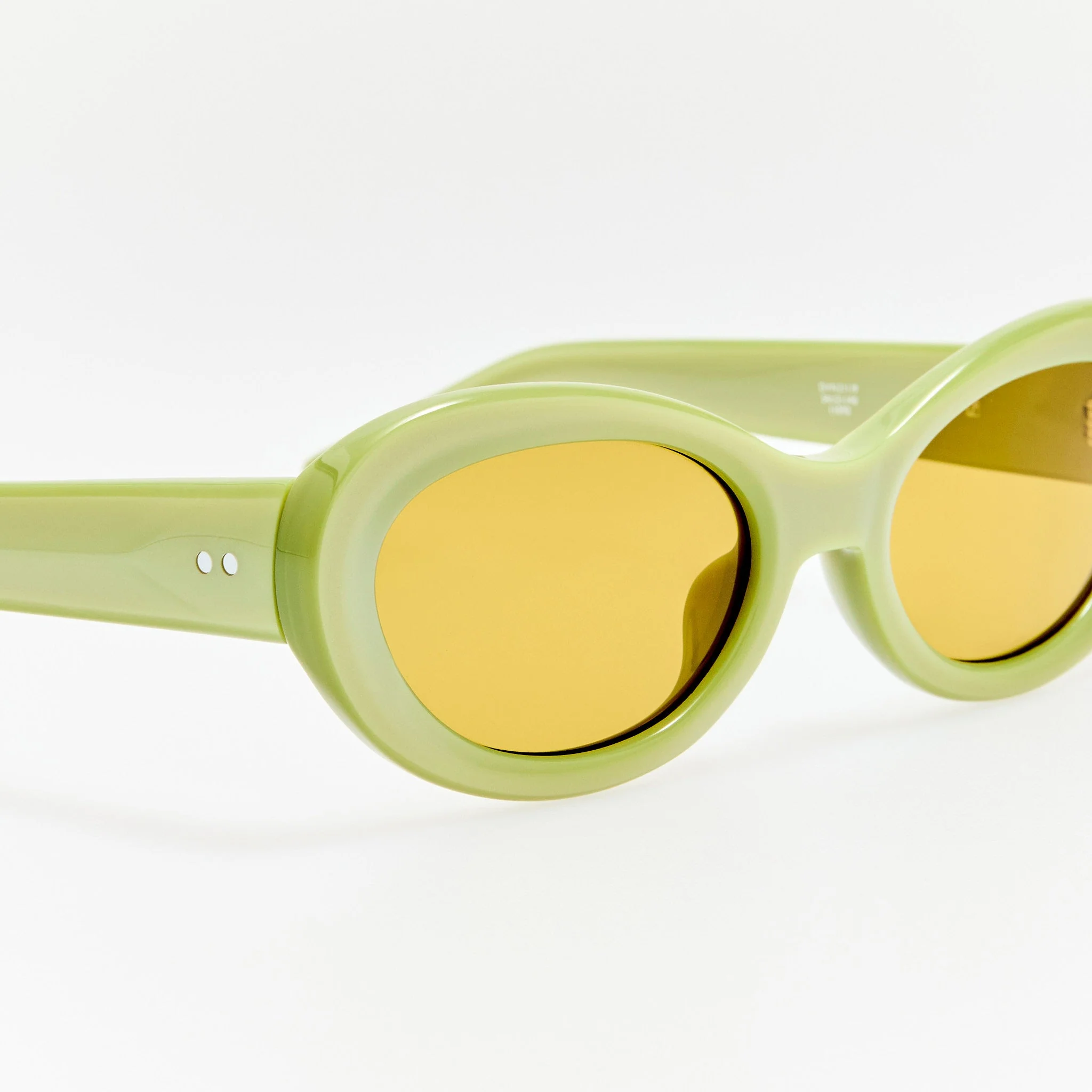 Oval Sunglasses in Green - Image 5