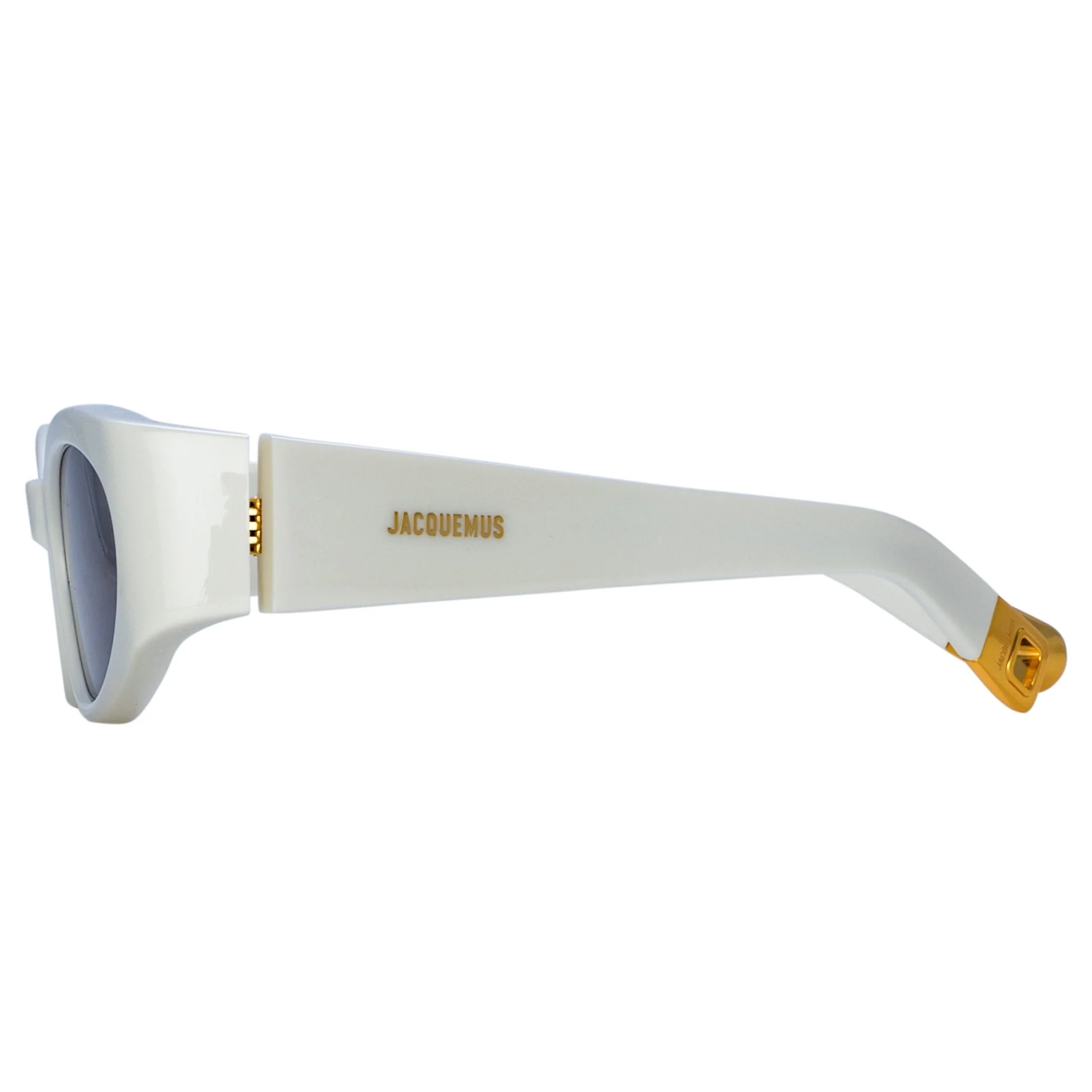 Ovalo Oval Sunglasses in White - Image 5