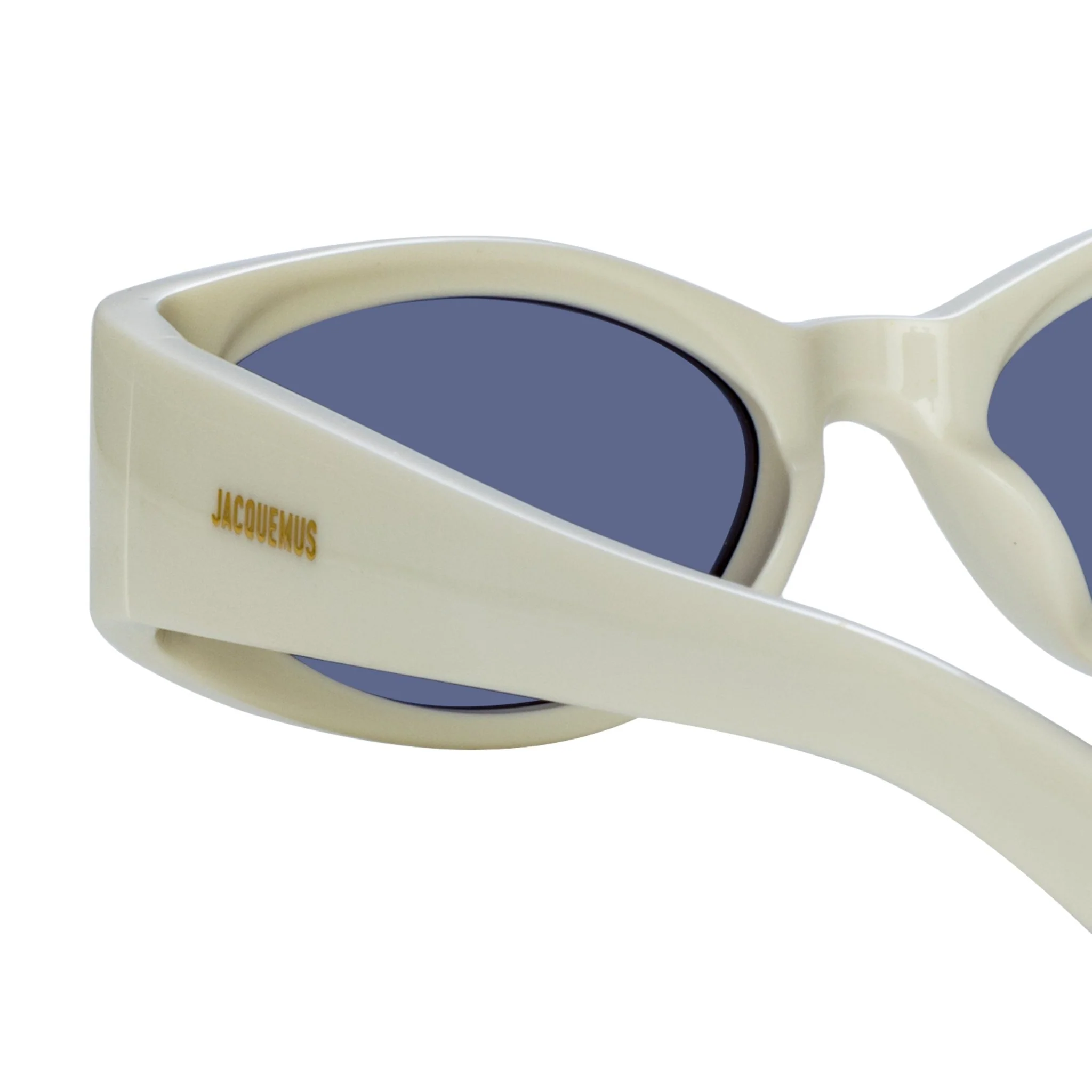 Ovalo Oval Sunglasses in White - Image 6