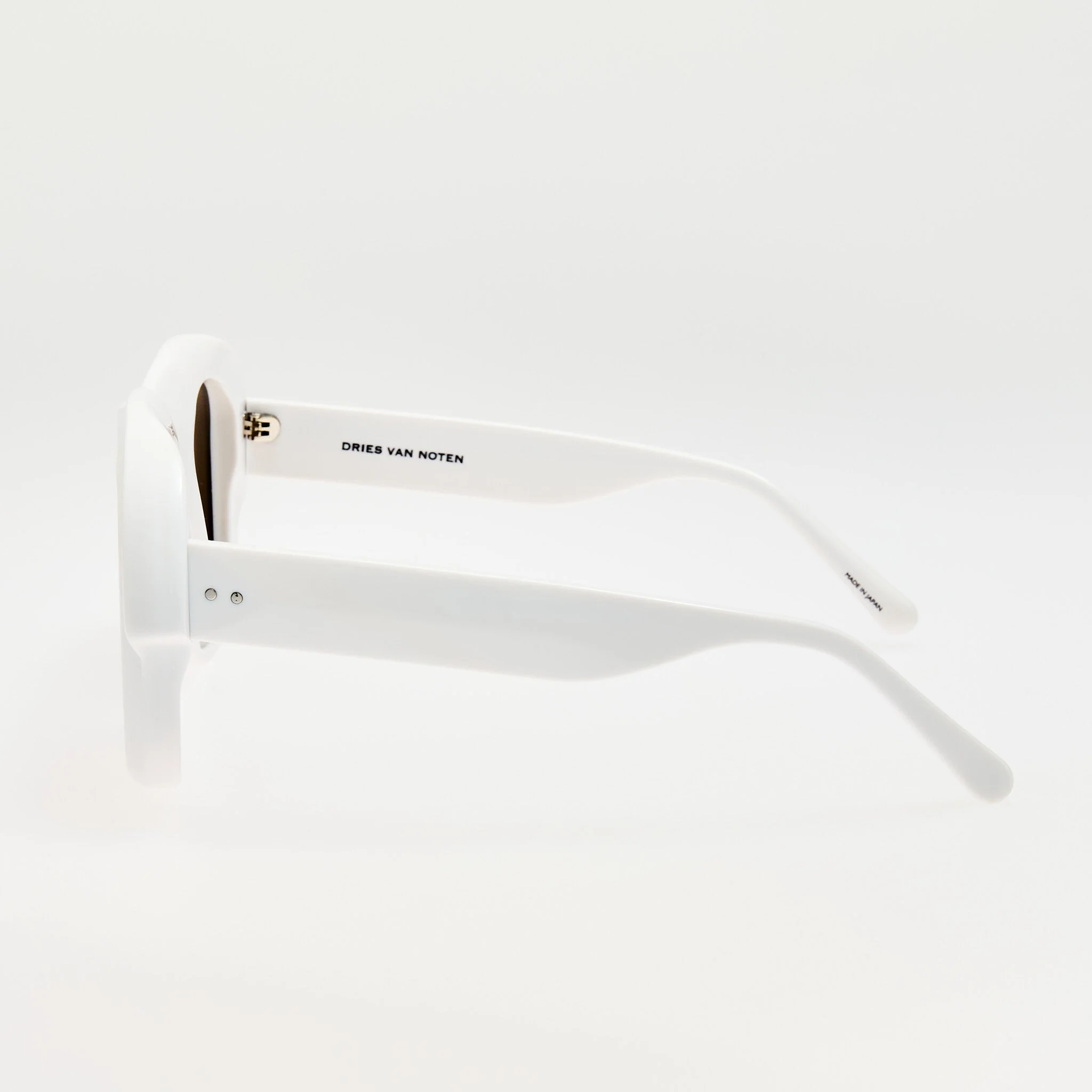Oversize Sunglasses in Ecru - Image 3