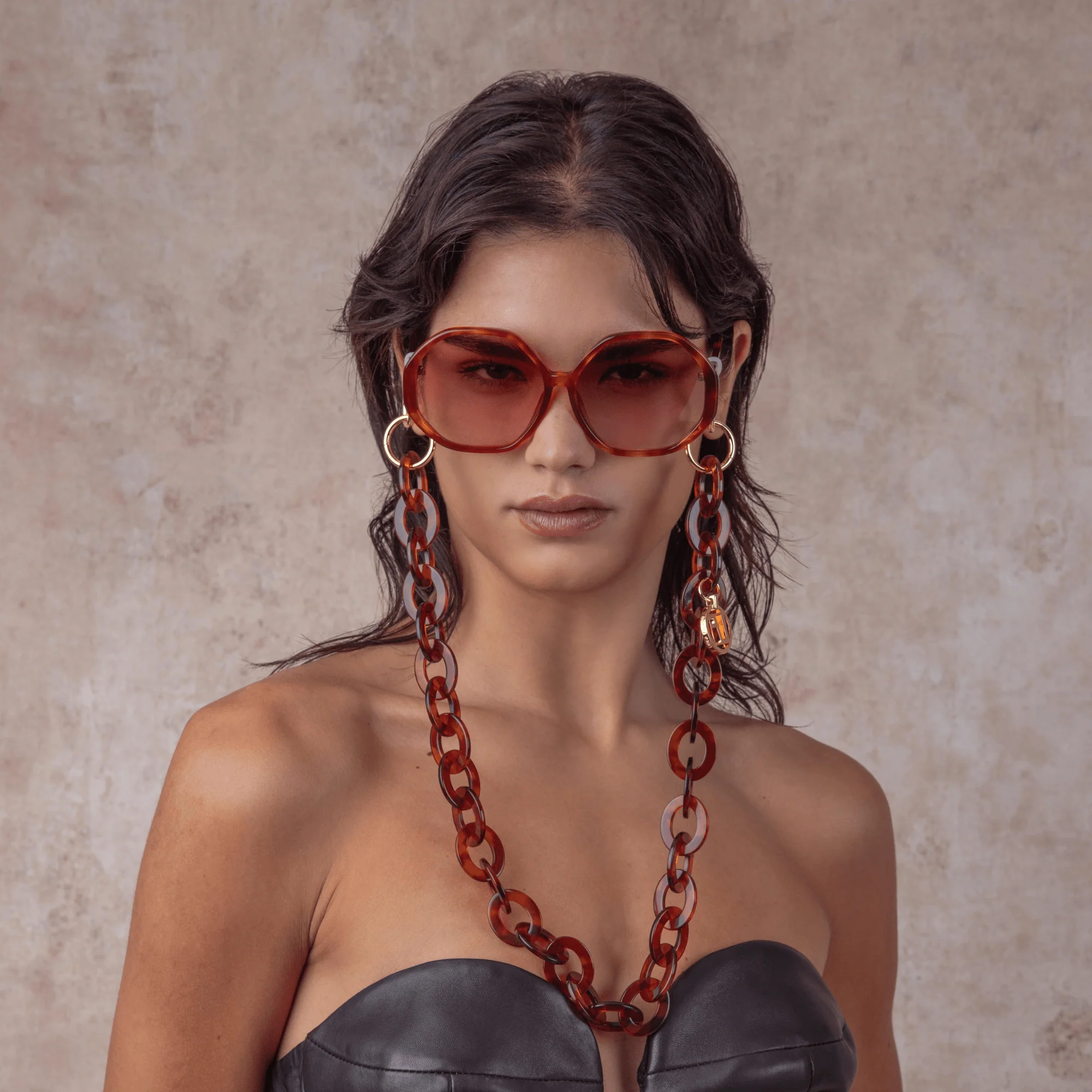 Paloma Sunglasses in Amber - Image 6