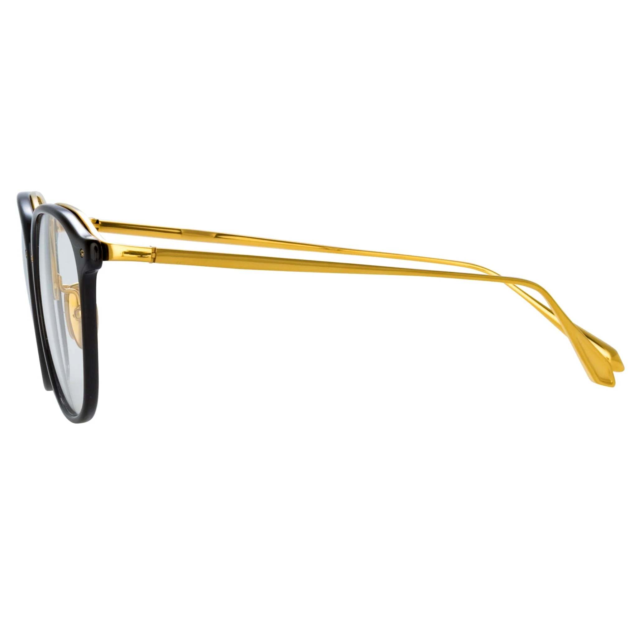 Park Optical in Black and 22K Yellow Gold - Image 4