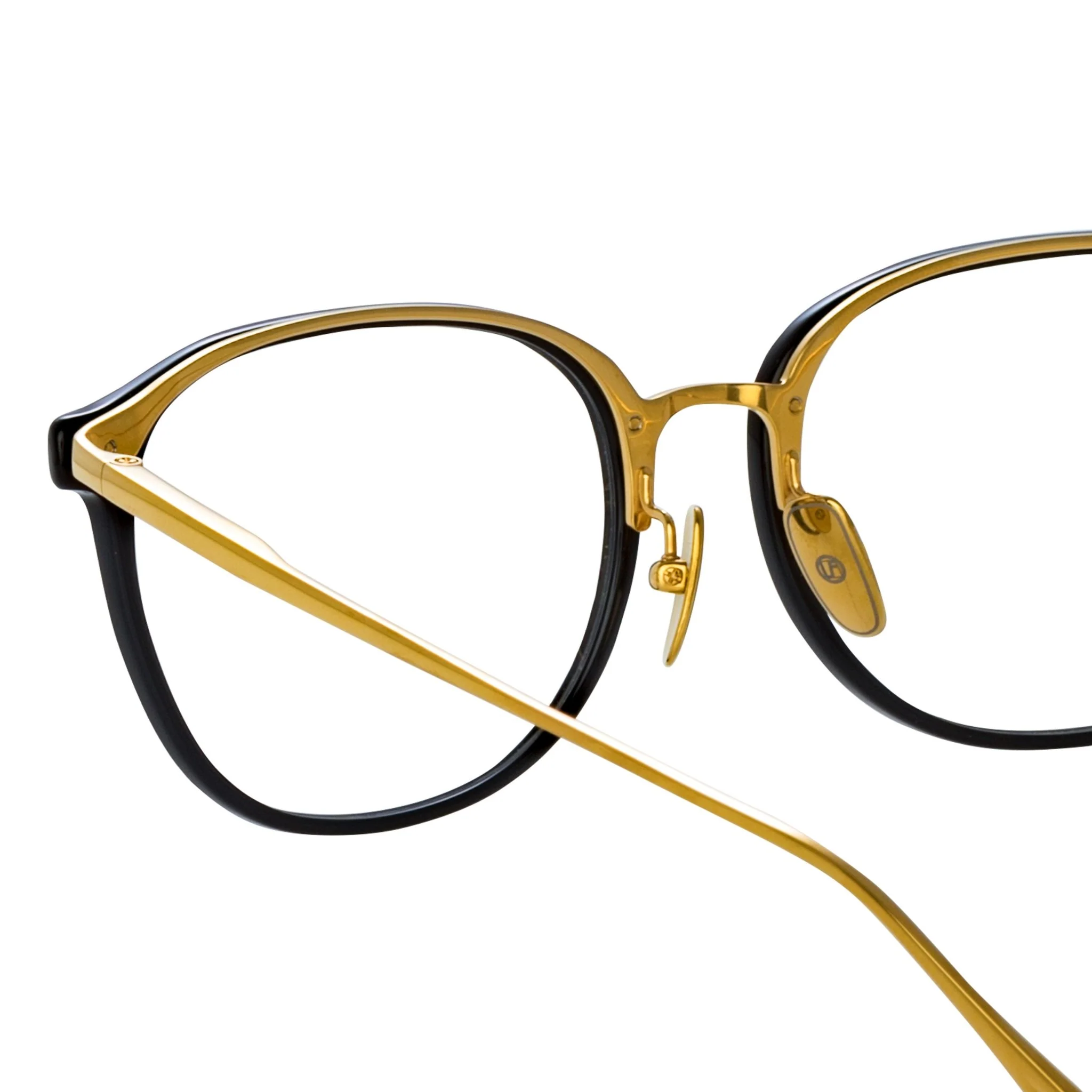 Park Optical in Black and 22K Yellow Gold - Image 5