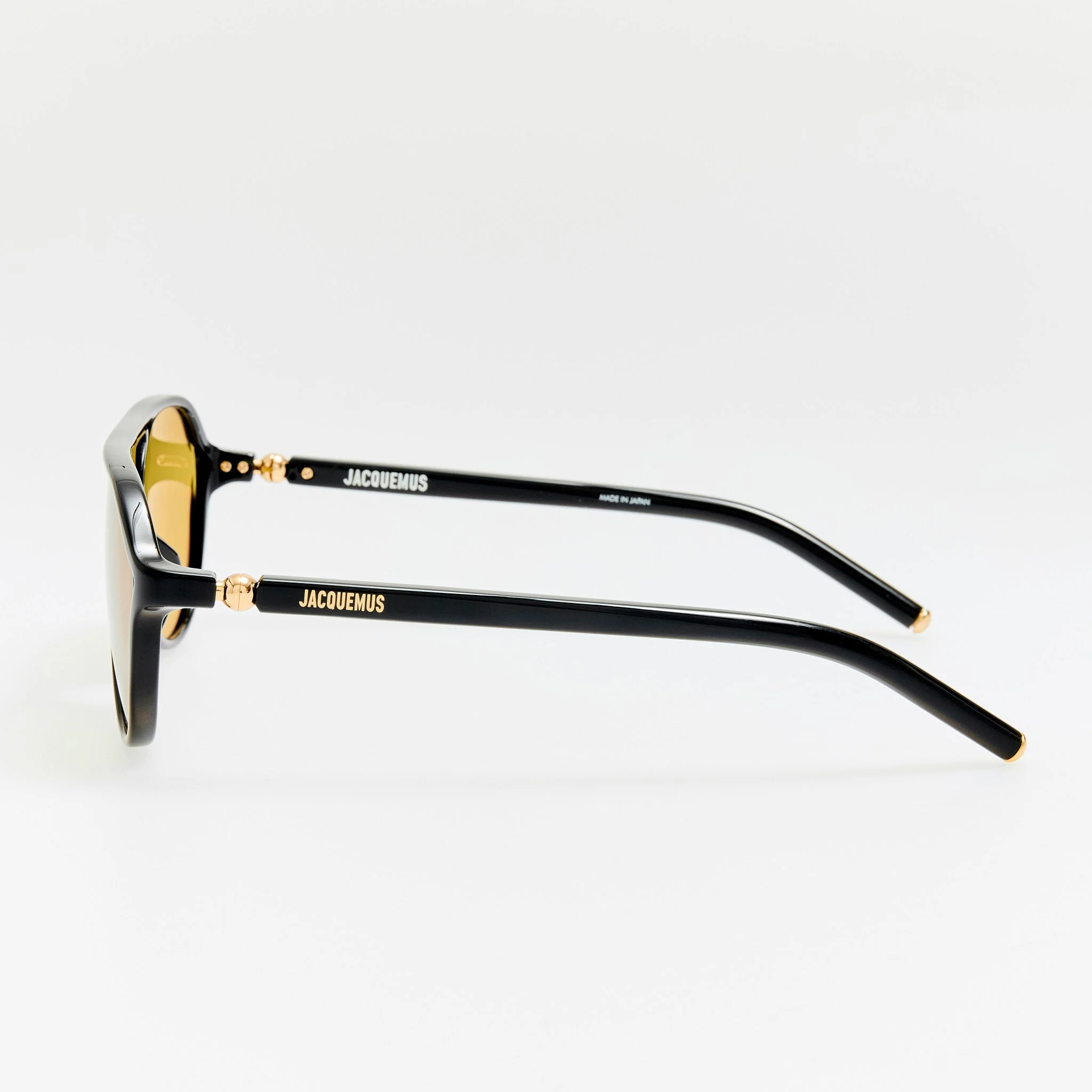 Pastro Sunglasses in Black and Yellow - Image 4