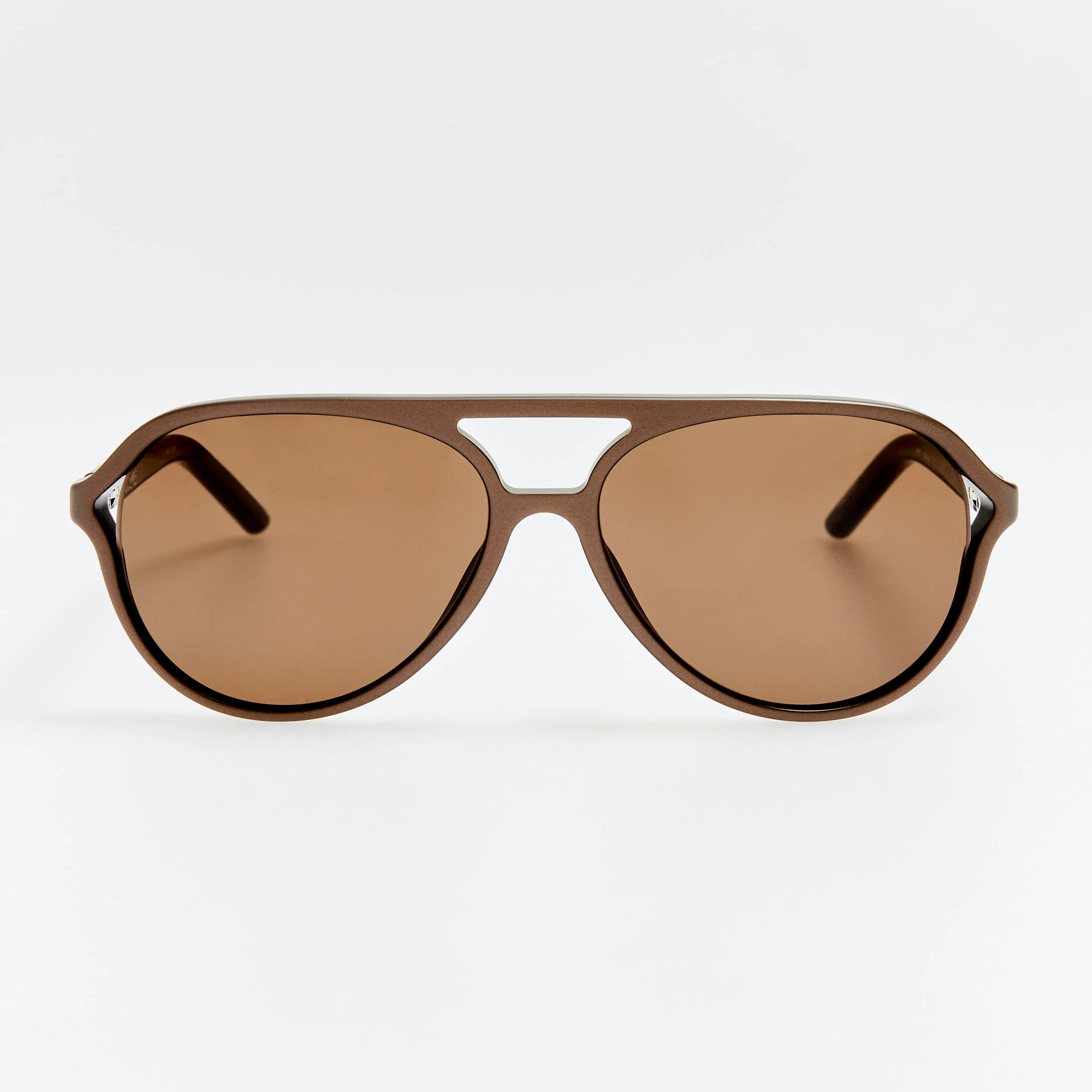 Pastro Sunglasses in Matt Metallic Brown