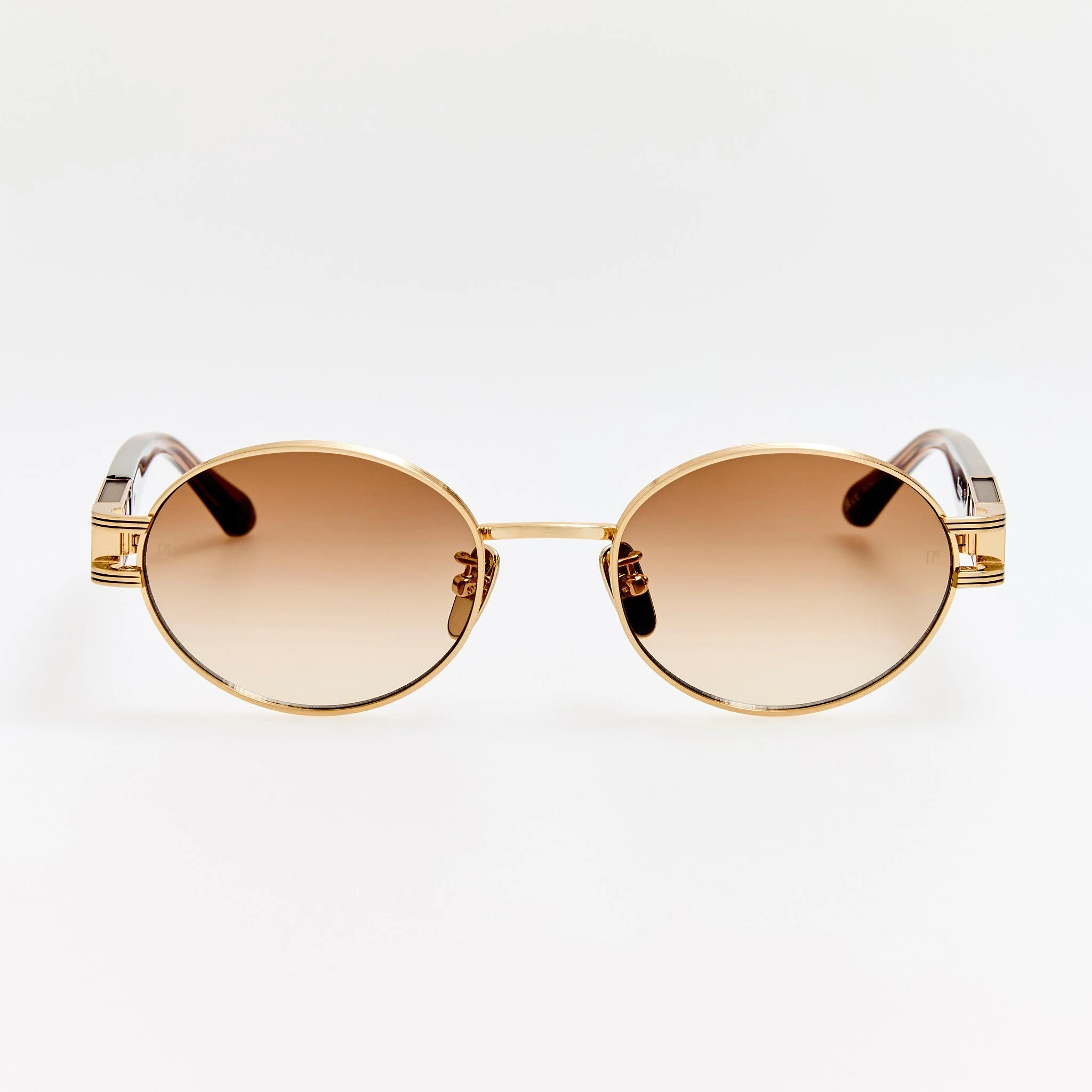Phoebe Sunglasses in Matt Champagne and Mocha