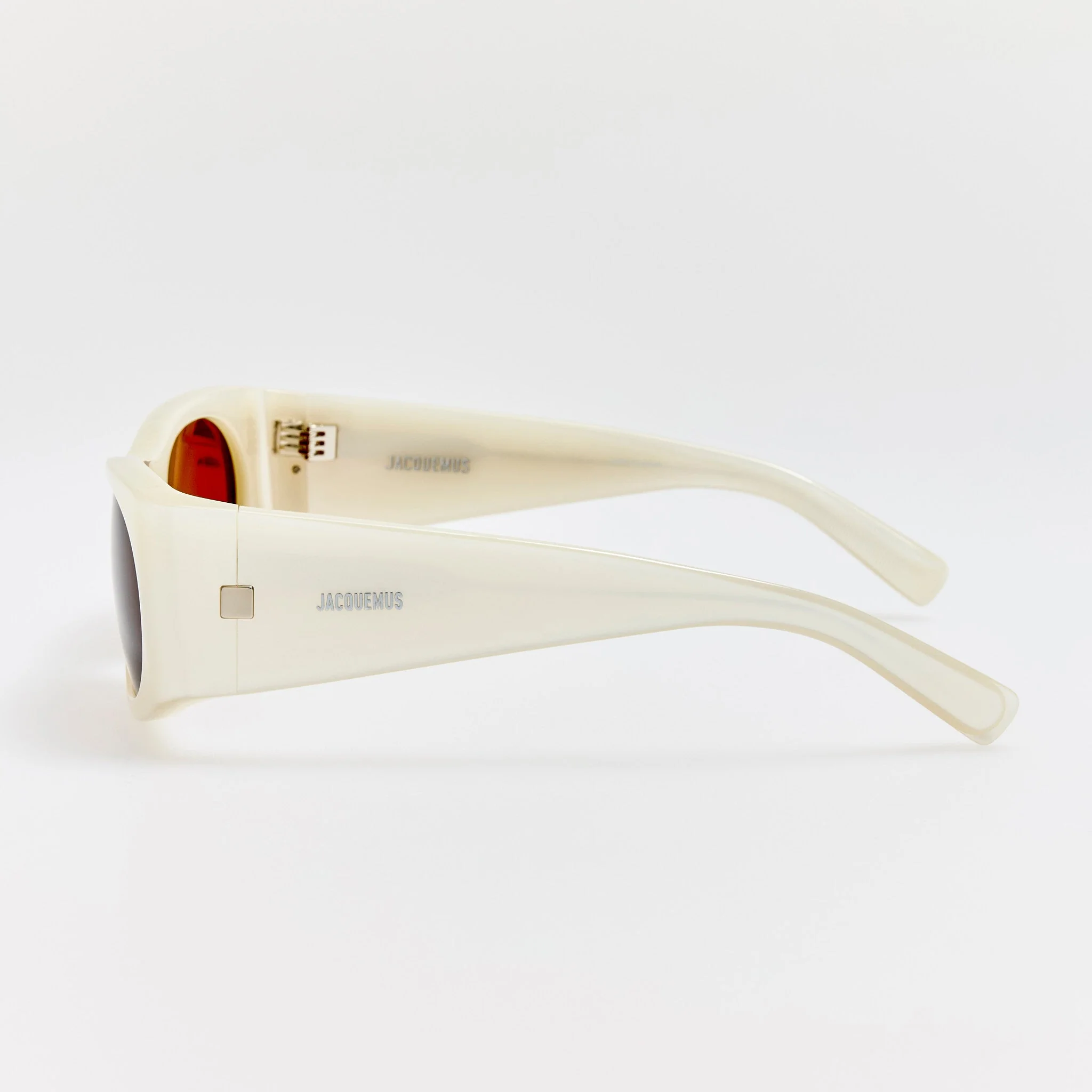 Plage Sunglasses in Metallic White - Image 2