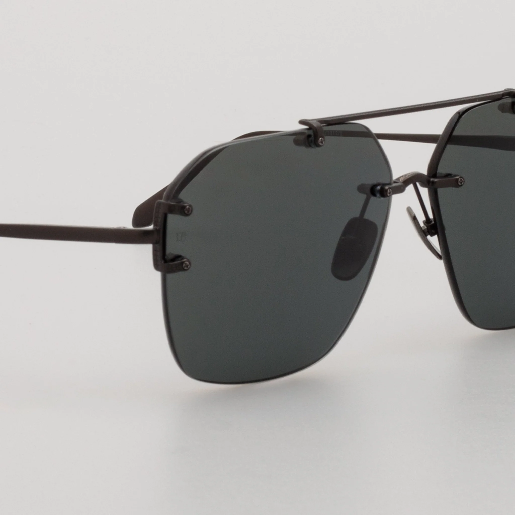 Reyner Sunglasses in Matt Black Nickel - Image 4
