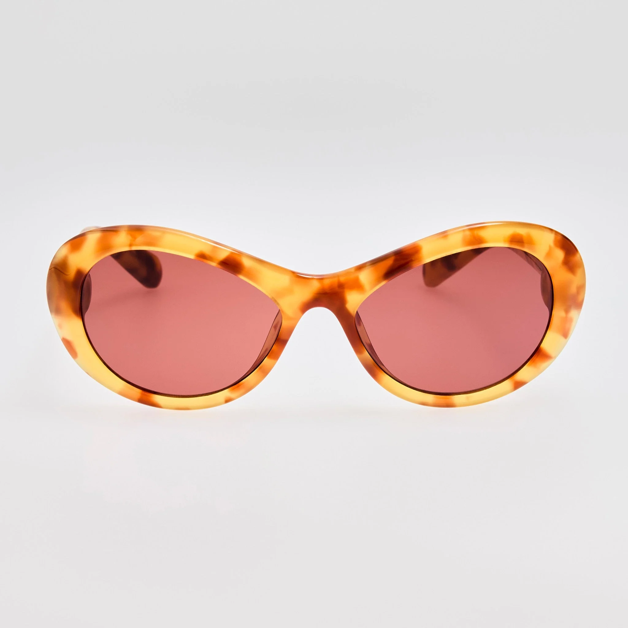 Rond Sunglasses in Beige Tortoiseshell