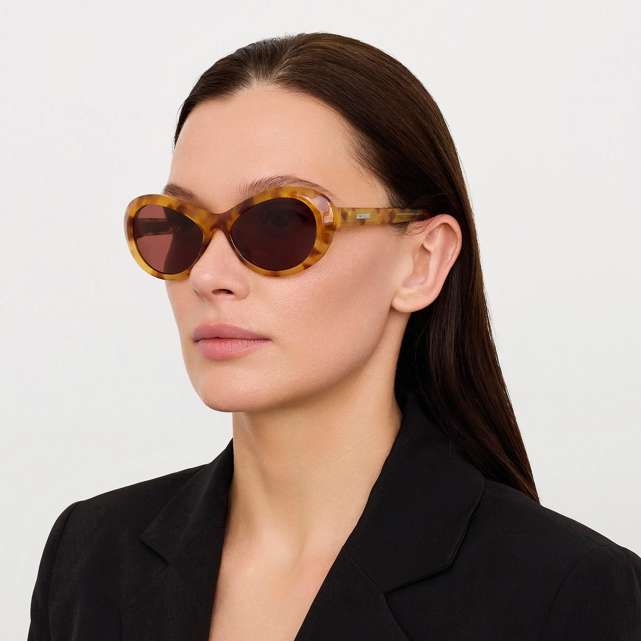 Rond Sunglasses in Beige Tortoiseshell - Image 3