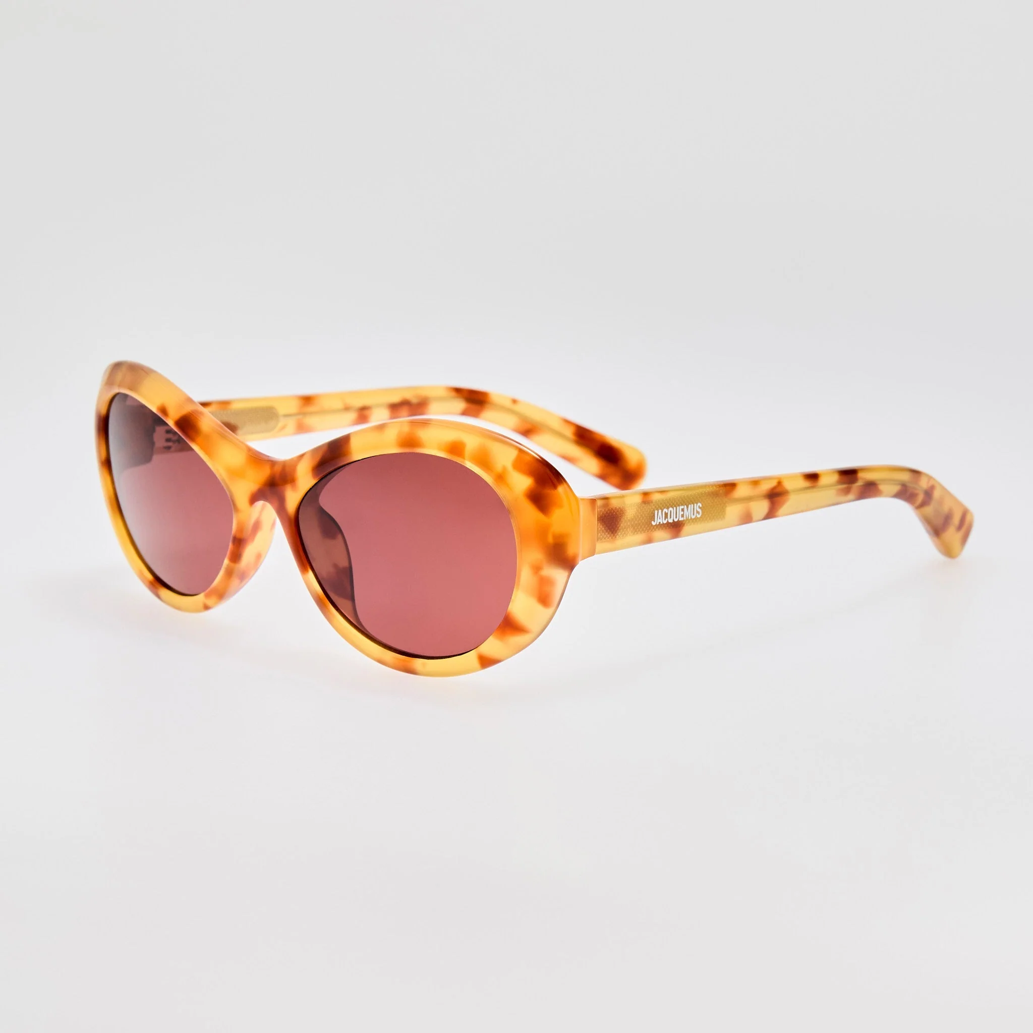 Rond Sunglasses in Beige Tortoiseshell - Image 4