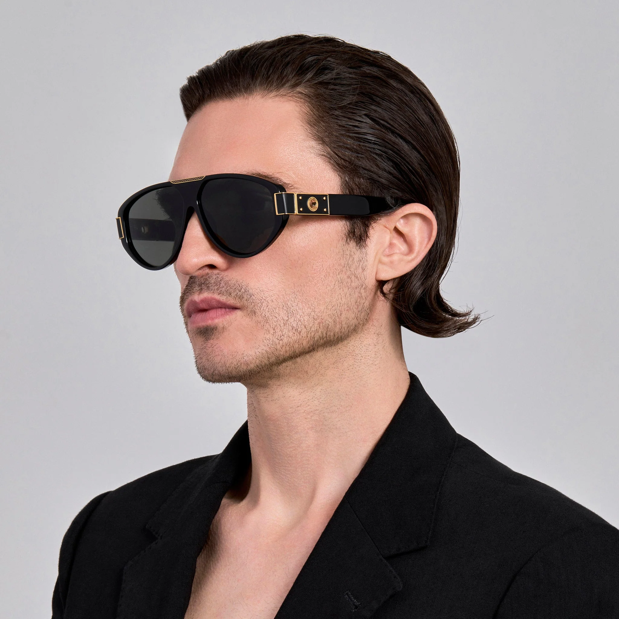 Rowan Sunglasses in Black - Image 3
