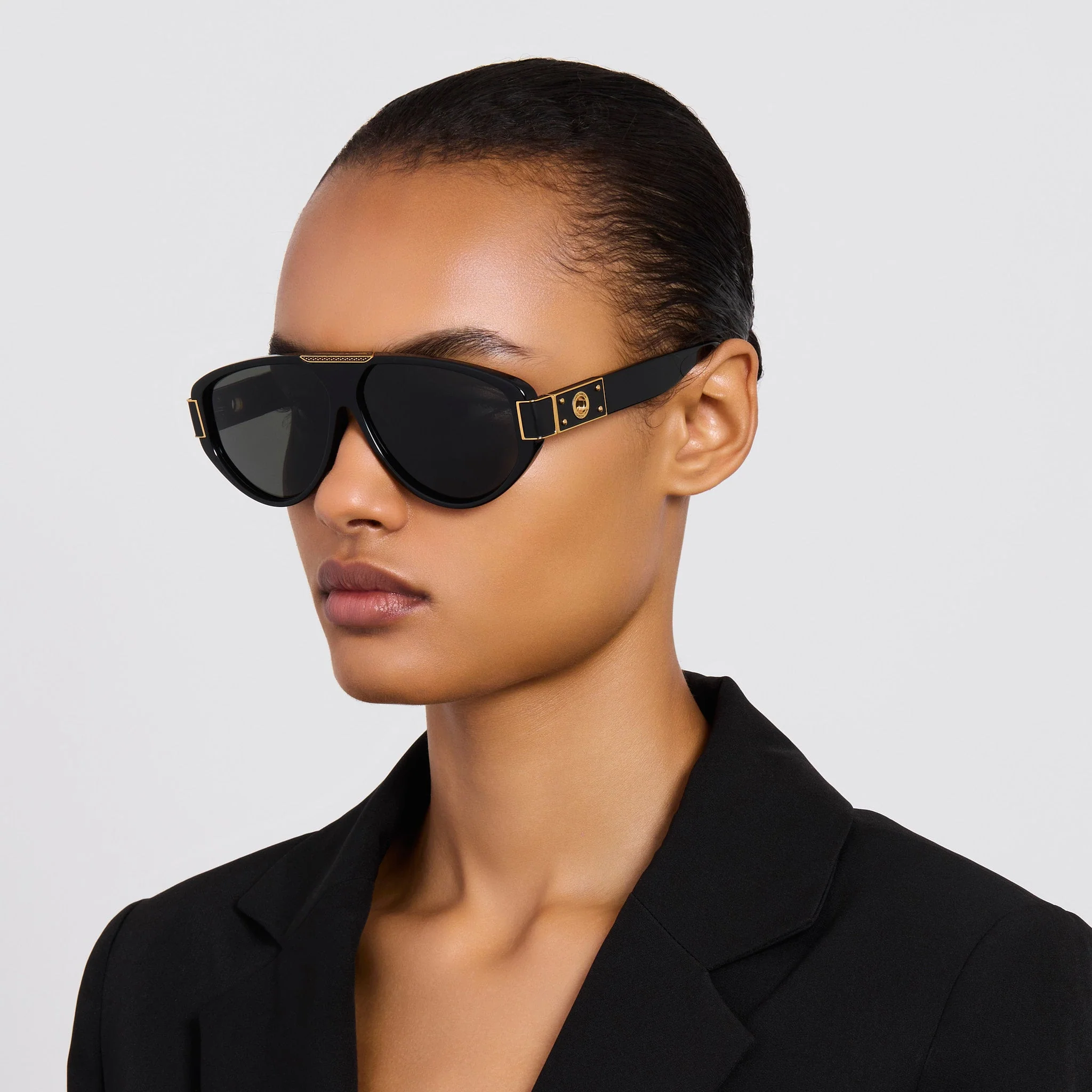 Rowan Sunglasses in Black - Image 4