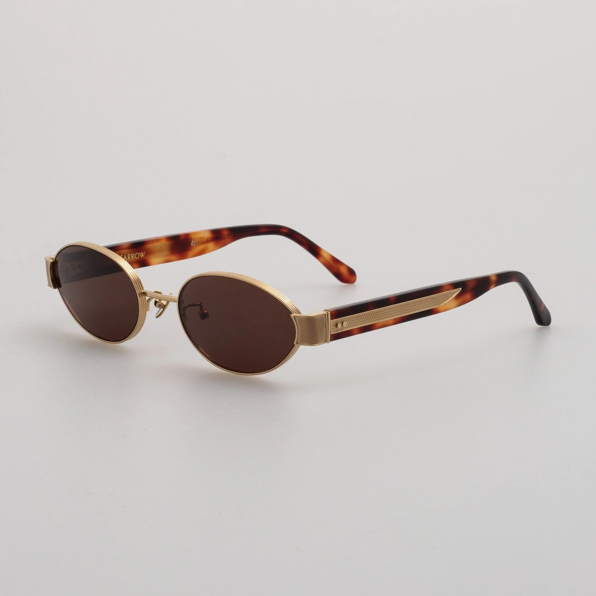 Sadie Sunglasses in 22K Gold & Tortoiseshell - Image 2