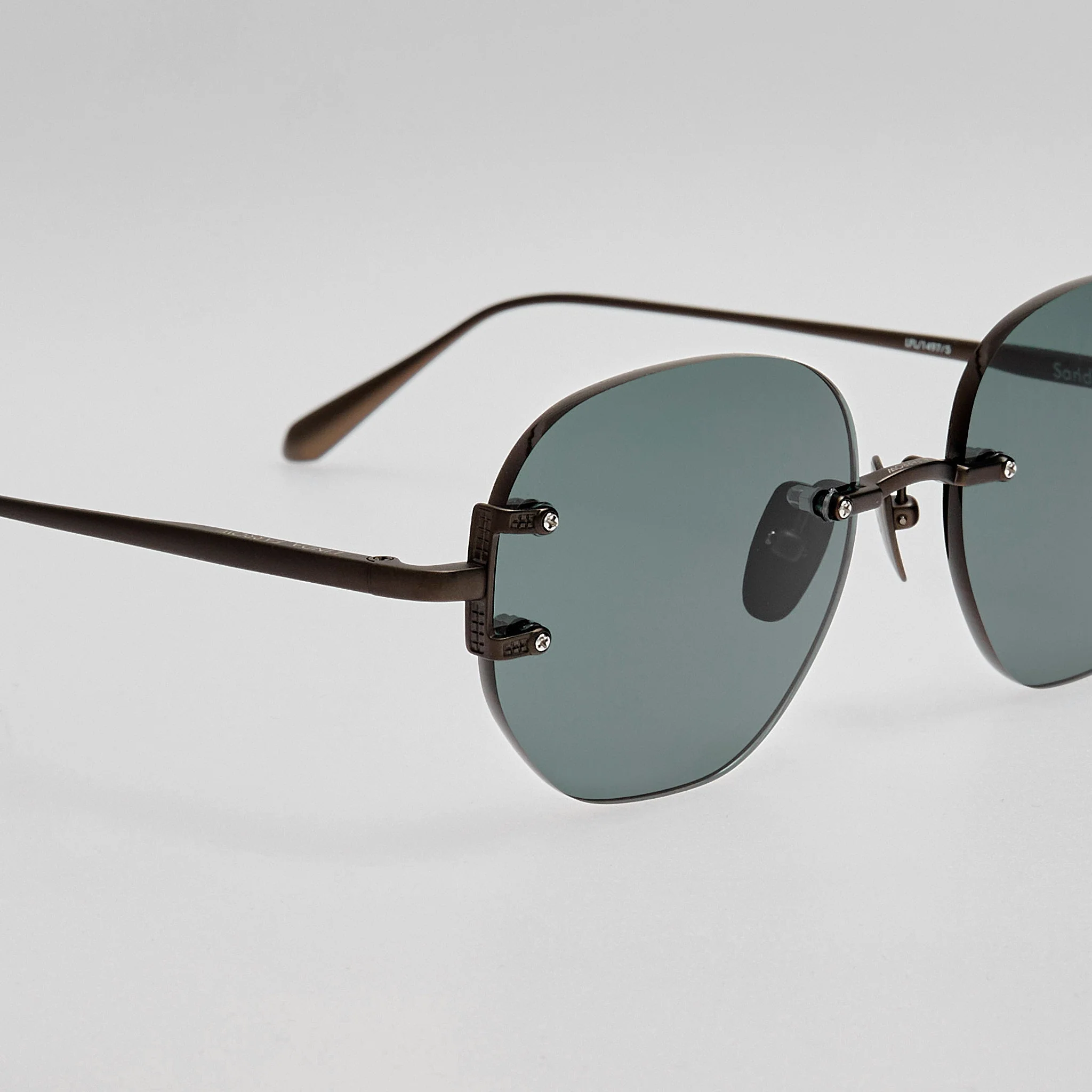 Sandor Sunglasses in Matt Black Nickel - Image 4