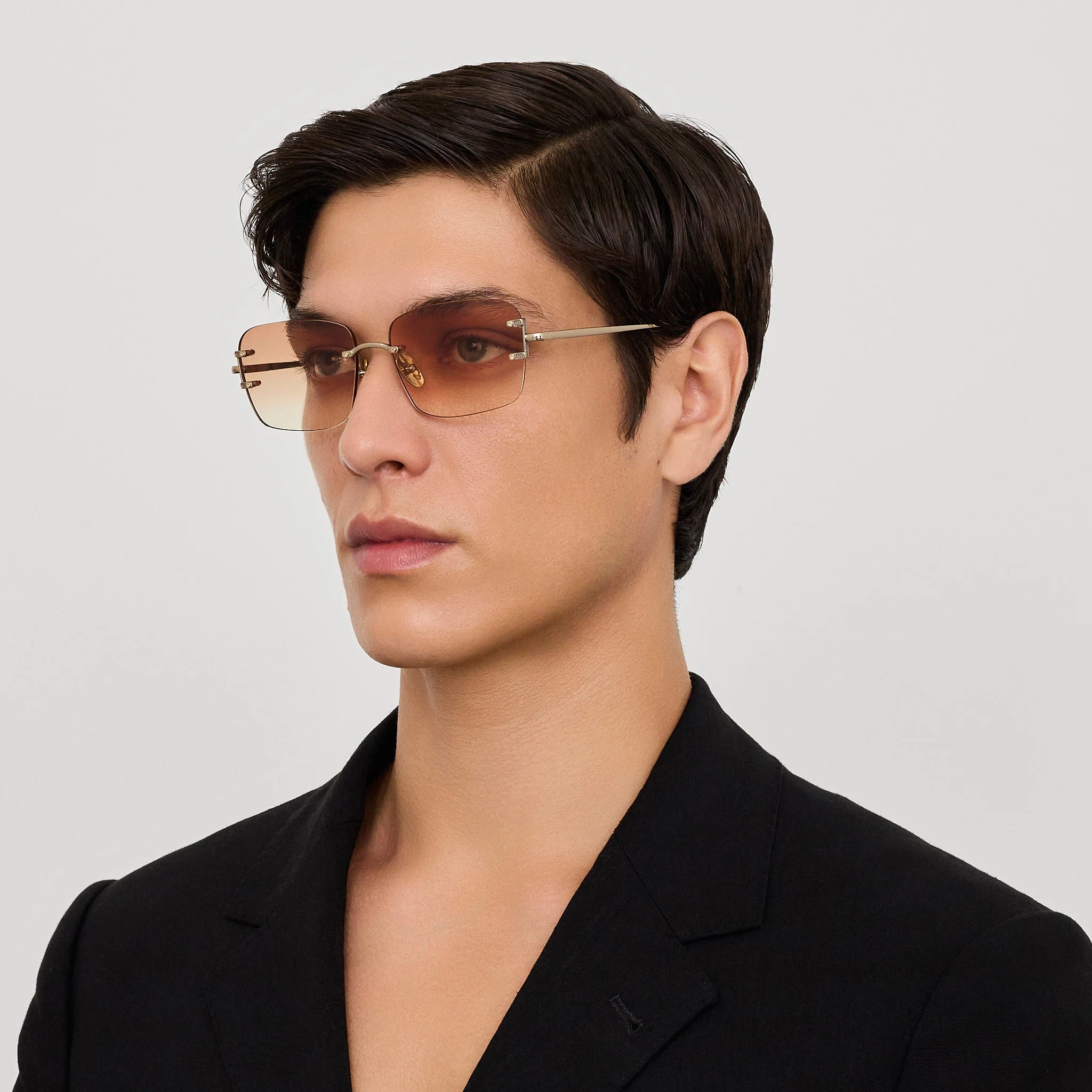 Sasha Sunglasses in 22K Gold and Camel - Image 4