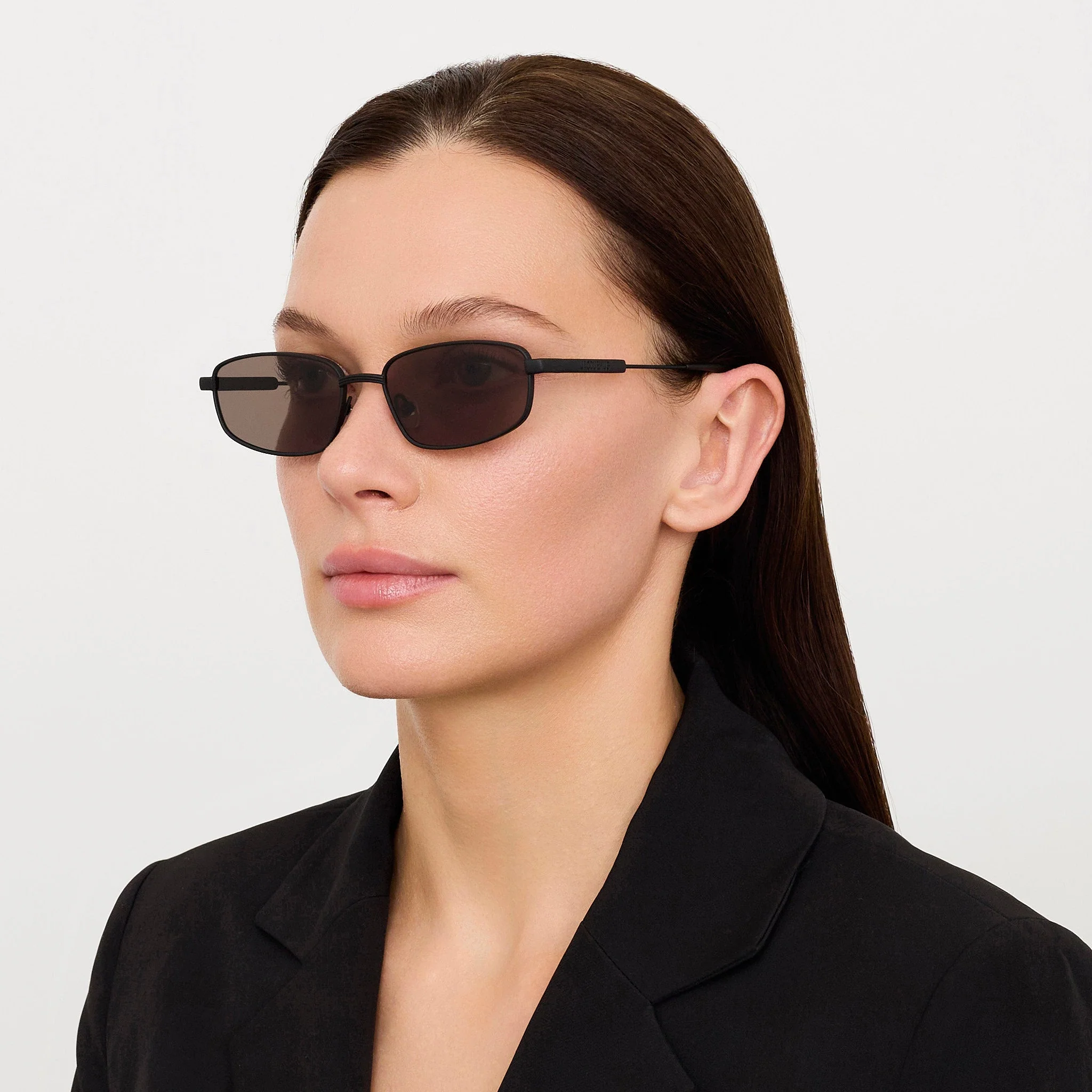 Sera Sunglasses in Metallic Black - Image 3