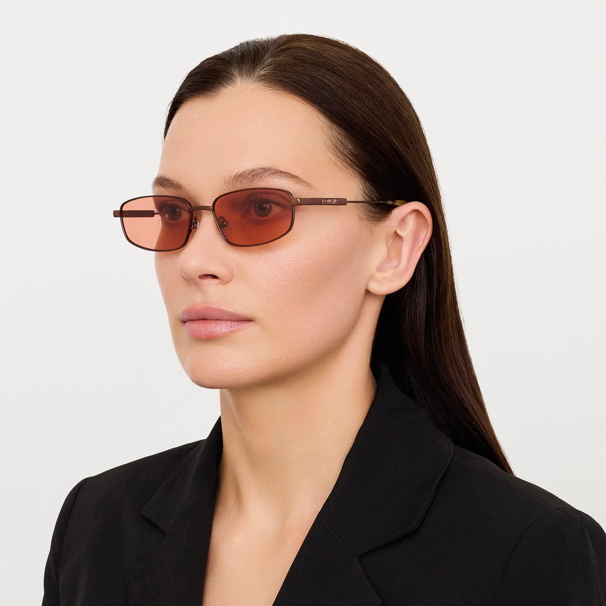 Sera Sunglasses in Metallic Brown - Image 3