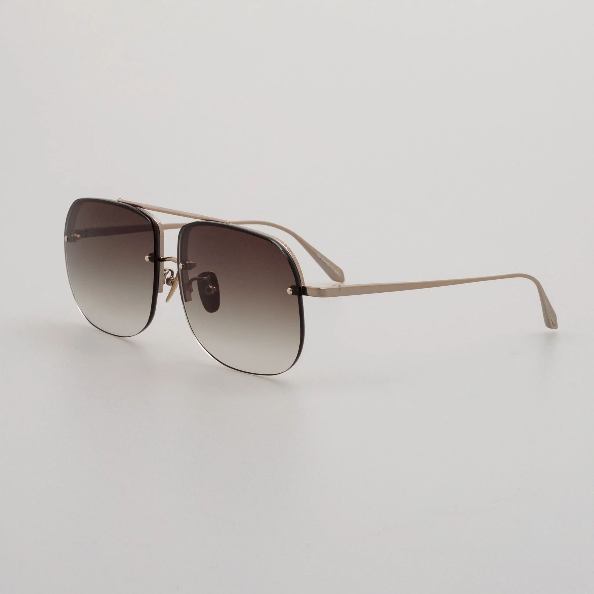 Seren Sunglasses in Mocha and 22K Gold - Image 2