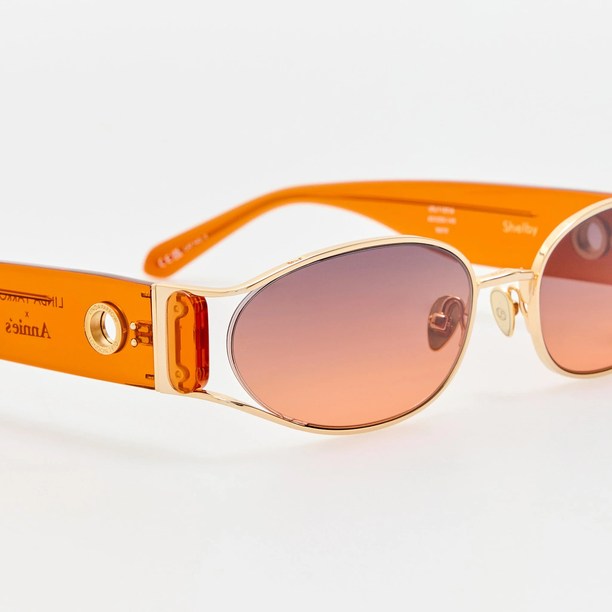 Shelby Sunglasses in 22K Gold and Dusk - Image 5
