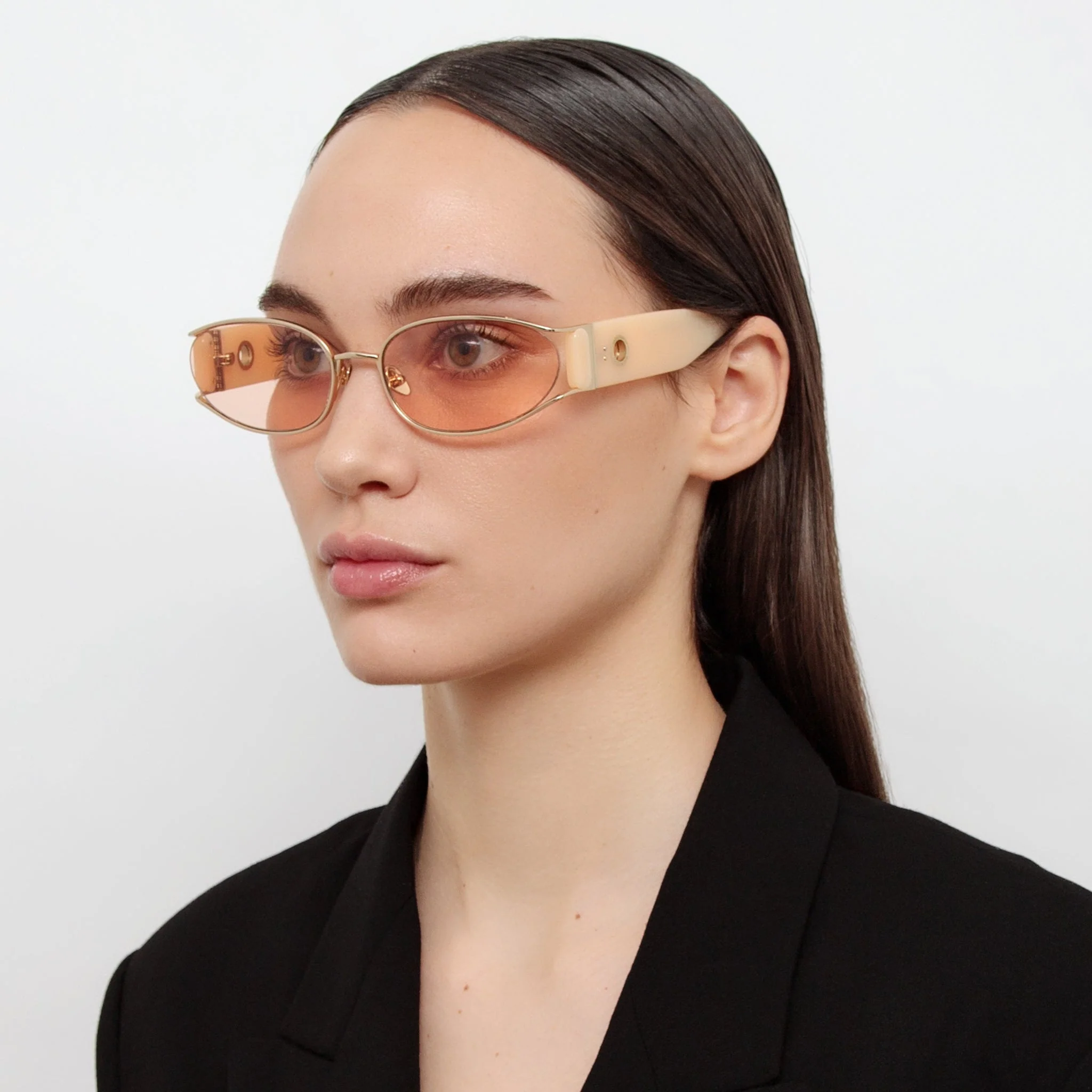 Shelby Sunglasses in Peach - Image 3