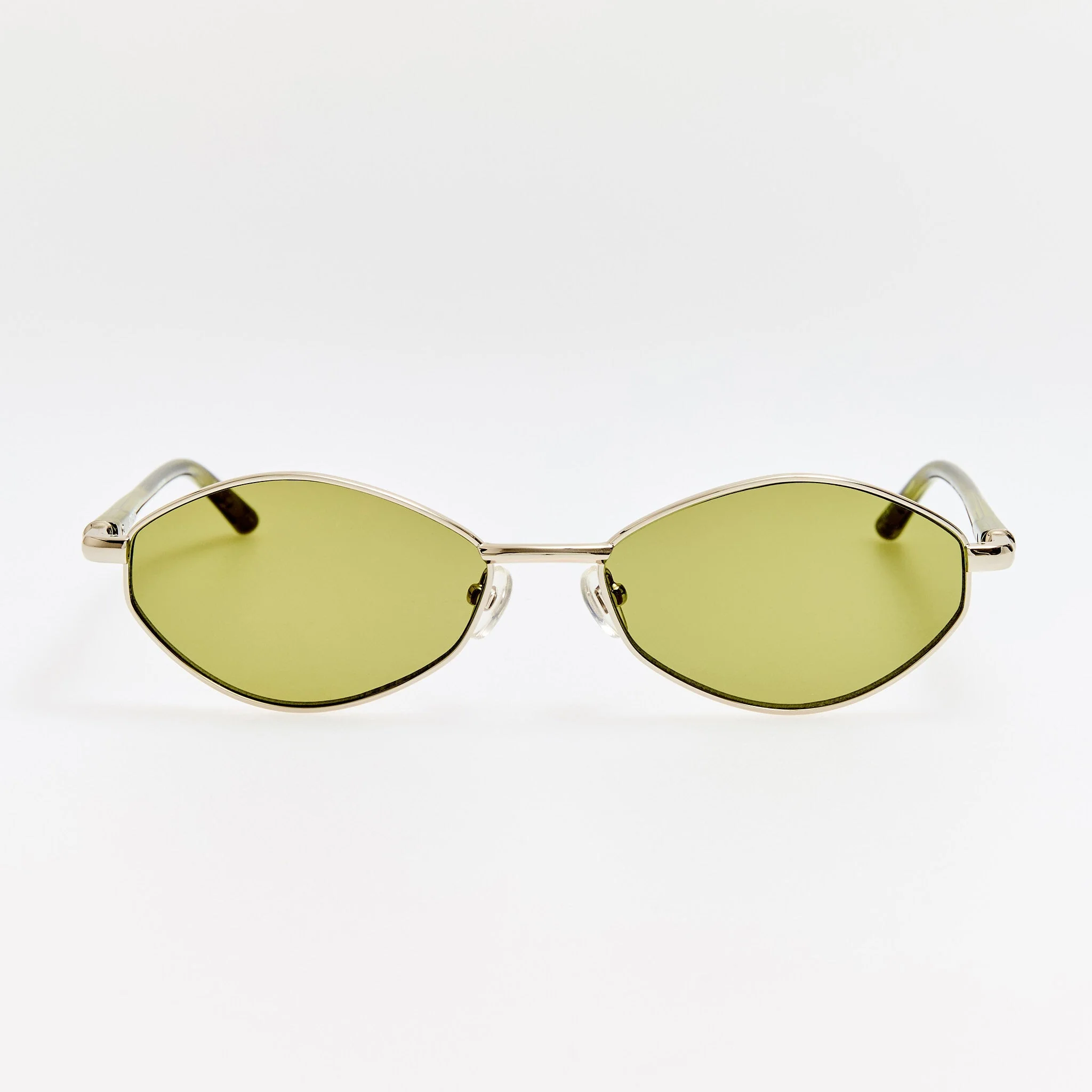 Sirocco Sunglasses in Silver and Khaki