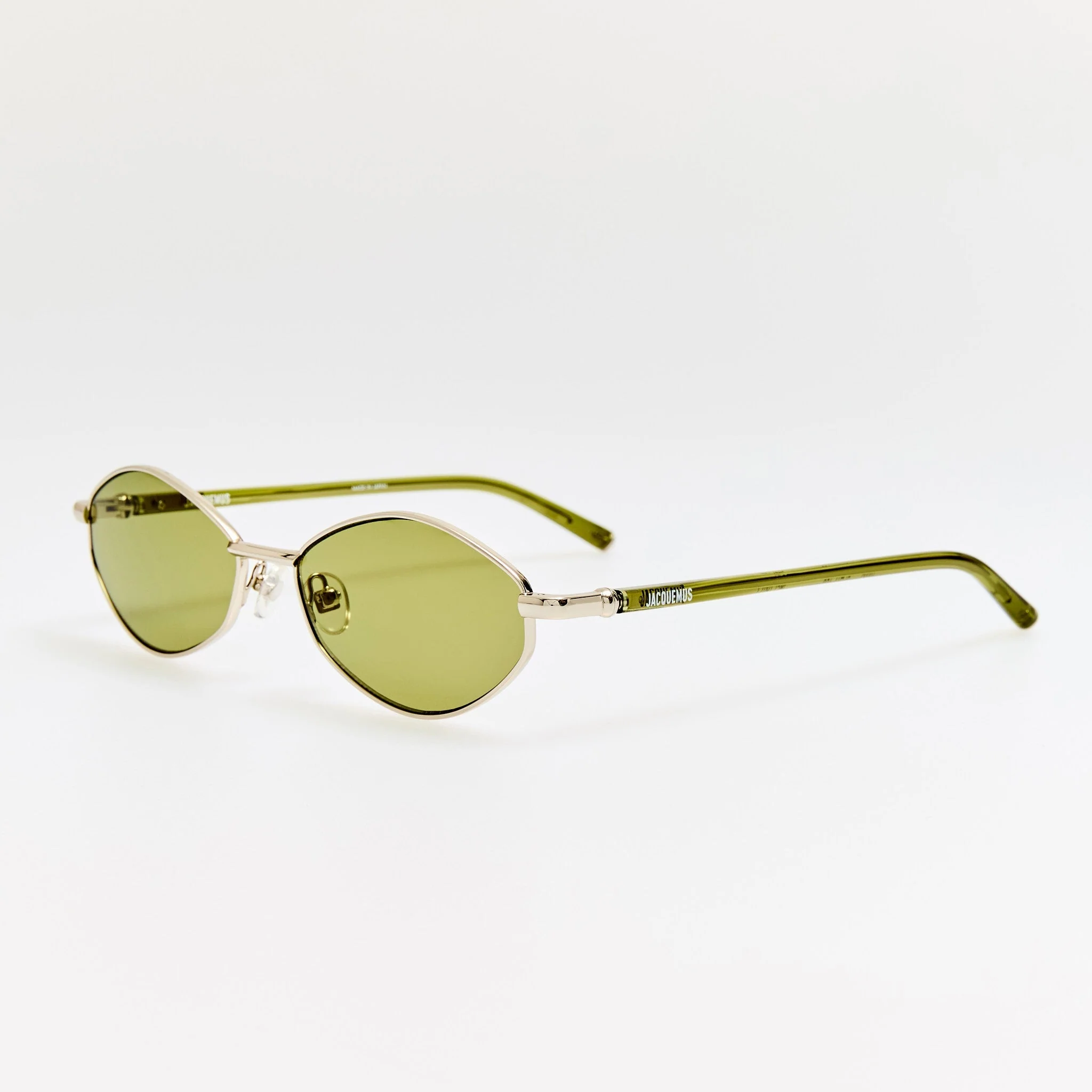 Sirocco Sunglasses in Silver and Khaki - Image 3