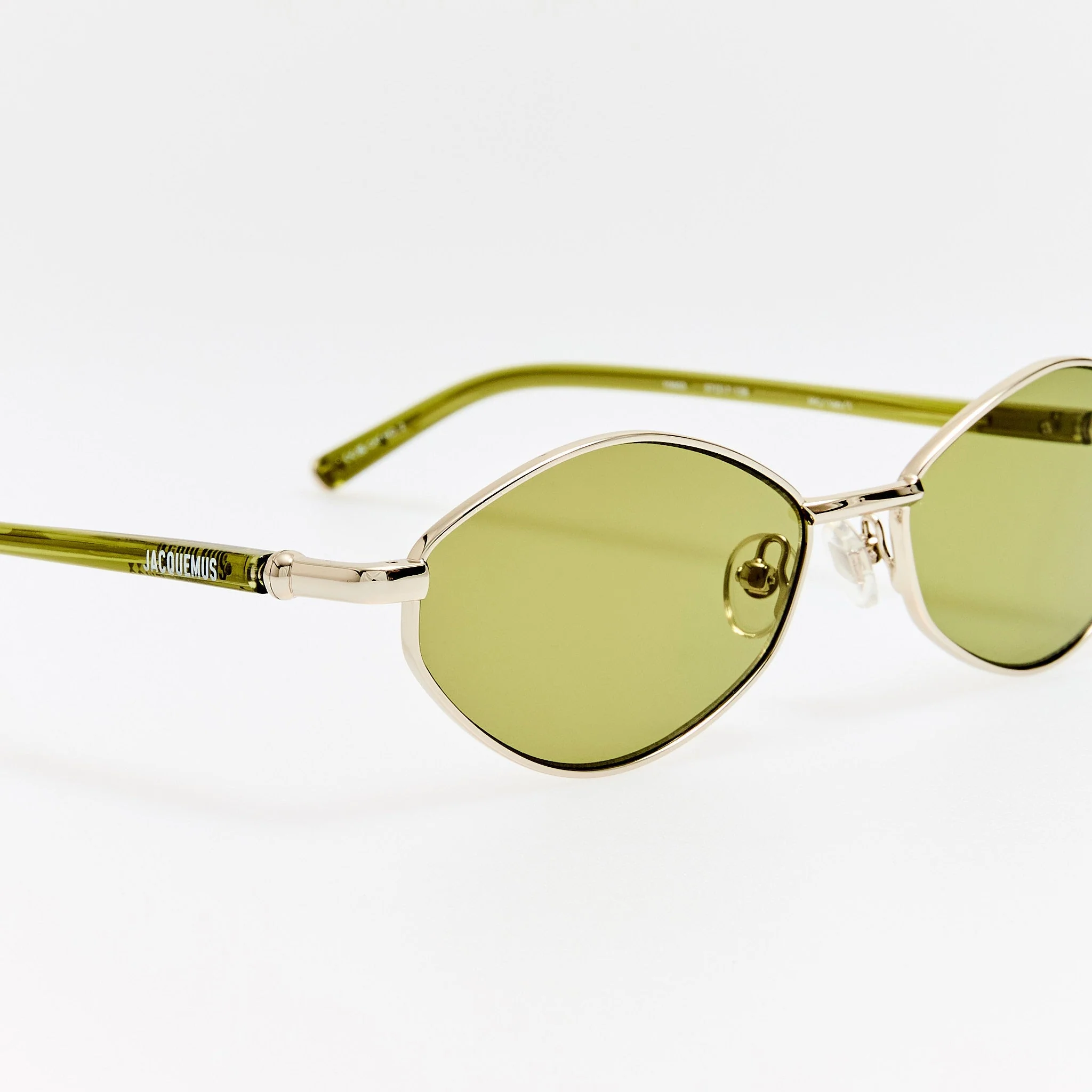 Sirocco Sunglasses in Silver and Khaki - Image 4