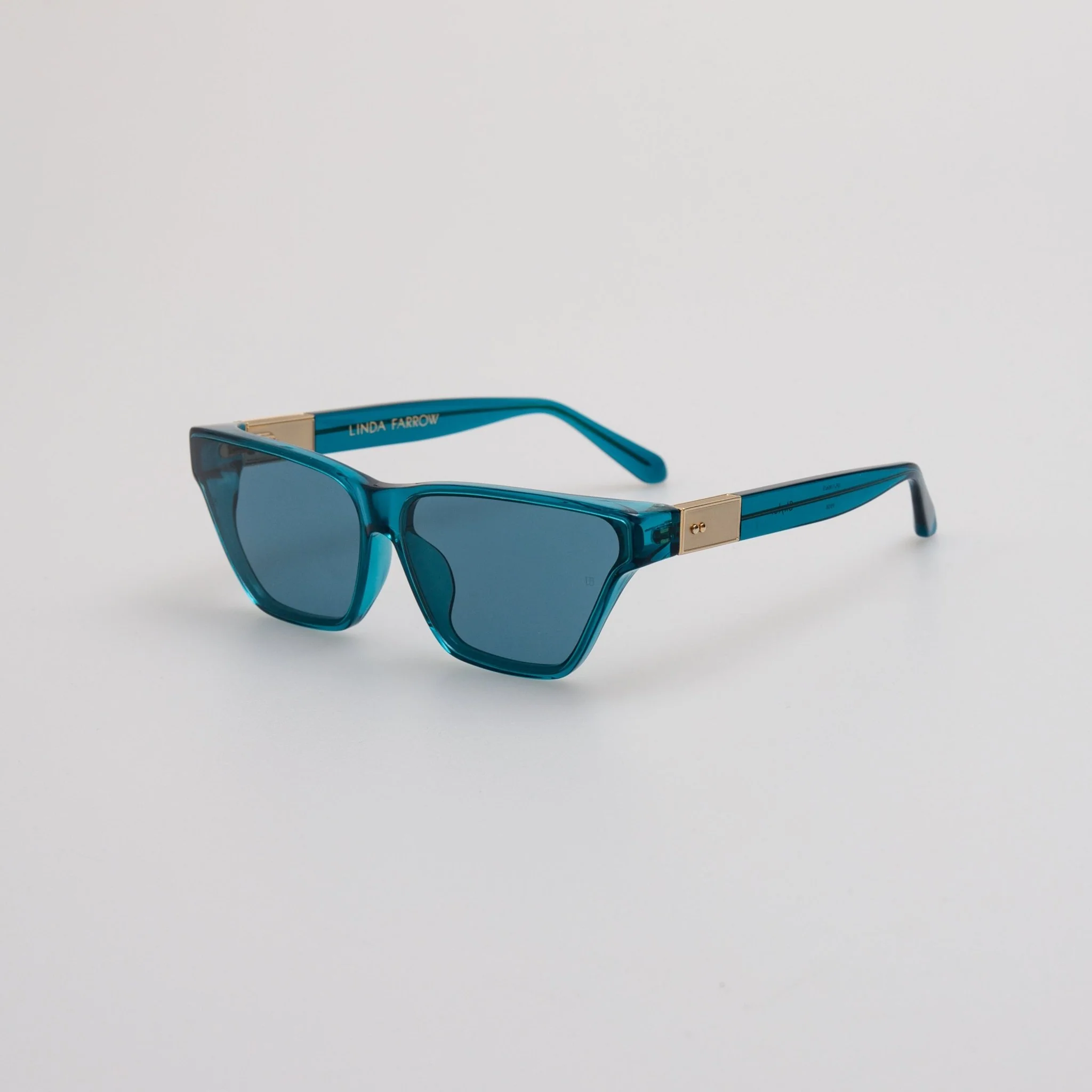 Skyler Cat-Eye Sunglasses in Aqua - Image 2