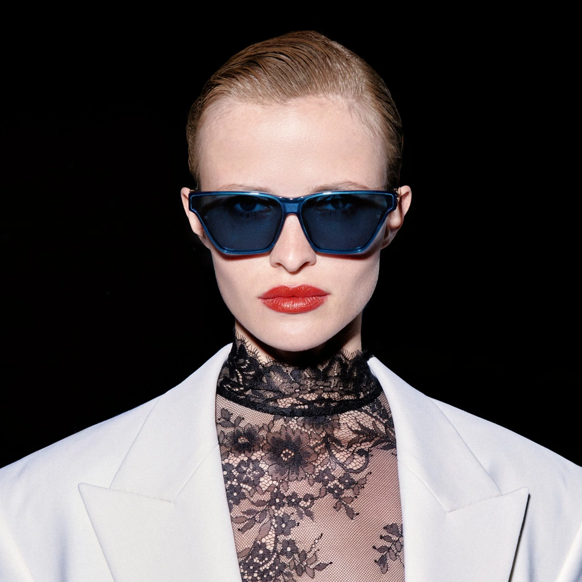 Skyler Cat-Eye Sunglasses in Aqua - Image 5
