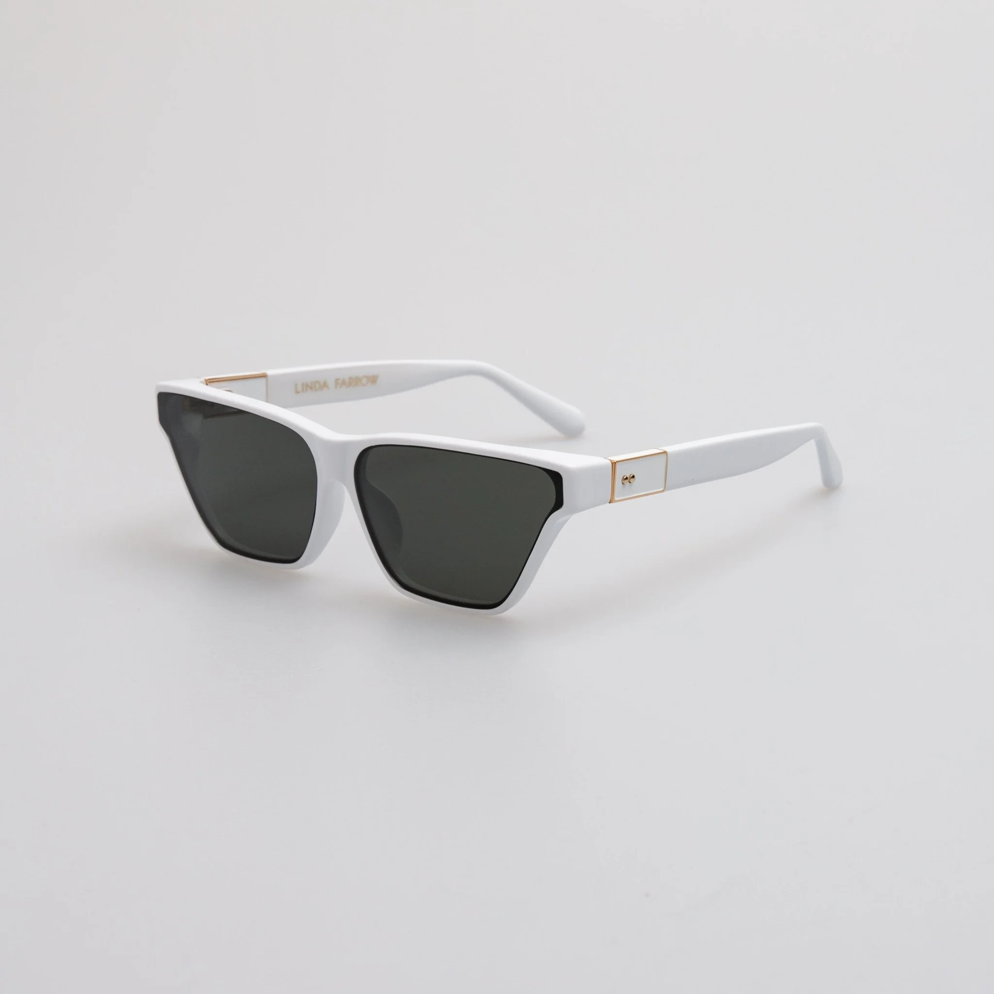 Skyler Cat-Eye Sunglasses in White - Image 2